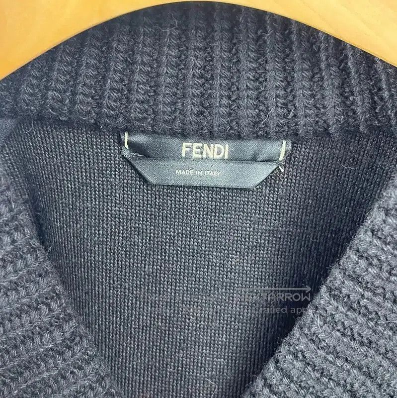 Fendi Fendi Black Wool Women's Knit Sweater . Size L / US 10 / IT 46 - 4 Thumbnail