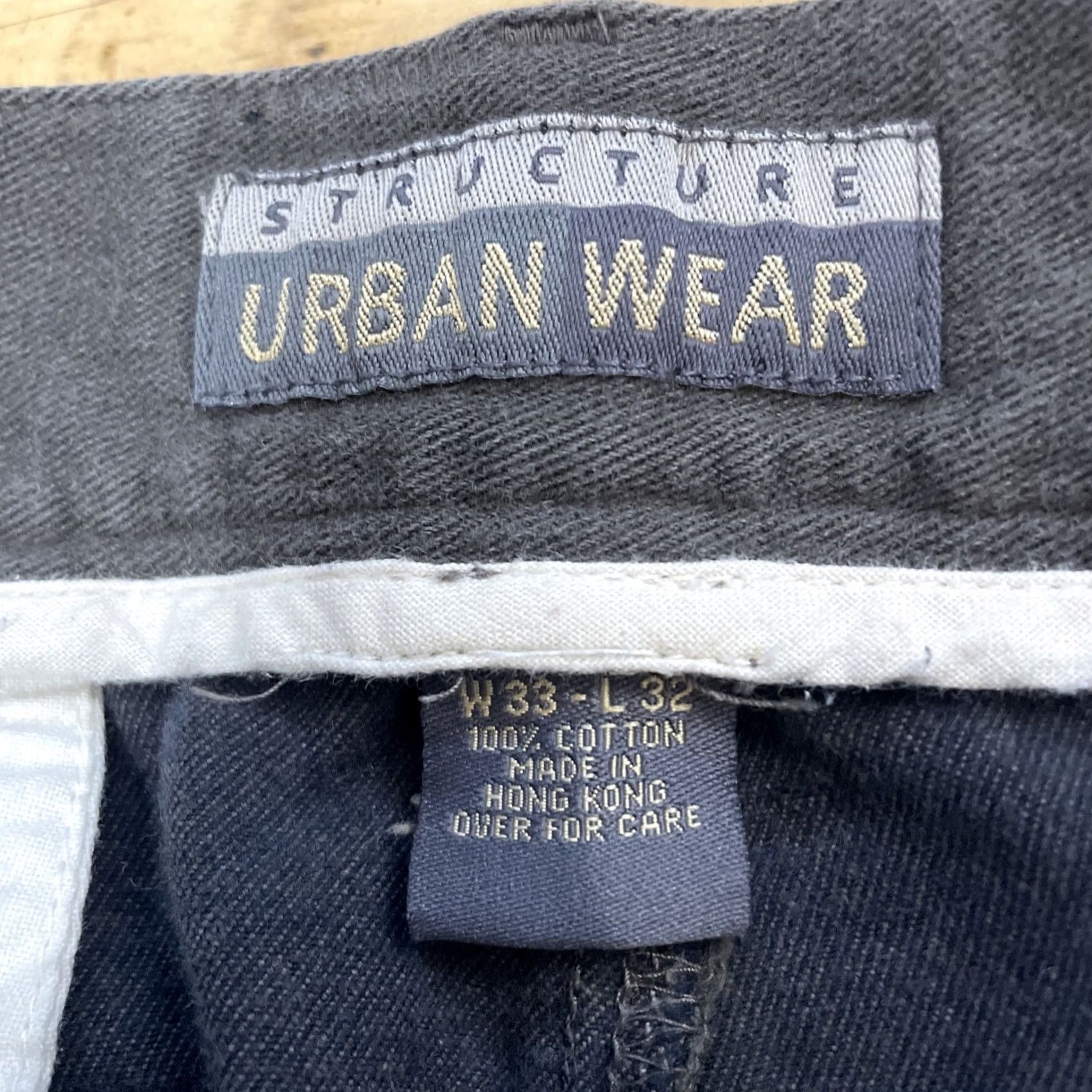 Vintage VINTAGE Structure Urban Wear 90s Pleated Pants Men Baggy 33x29 Brown Gray Cuffed Size US 32 / EU 48 - 6 Thumbnail