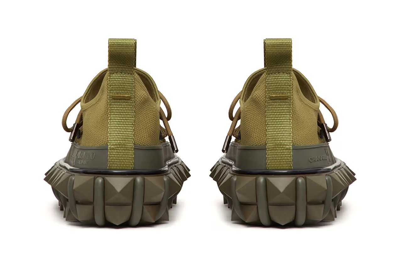 Valentino o1y0525 Low-Top Sneakers in Military Green/Lead Size US 6 / EU 39 - 3 Thumbnail