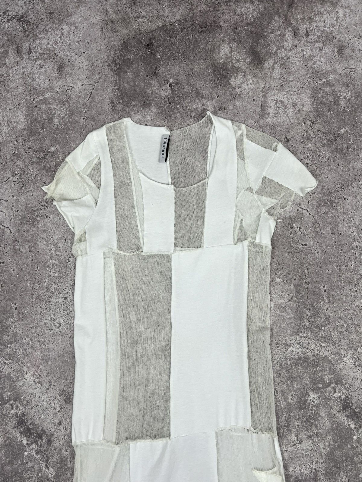 Rundholz Rundholz Tunic Mesh Dress Short Sleeve Size L / US 10 / IT 46 - 2 Thumbnail