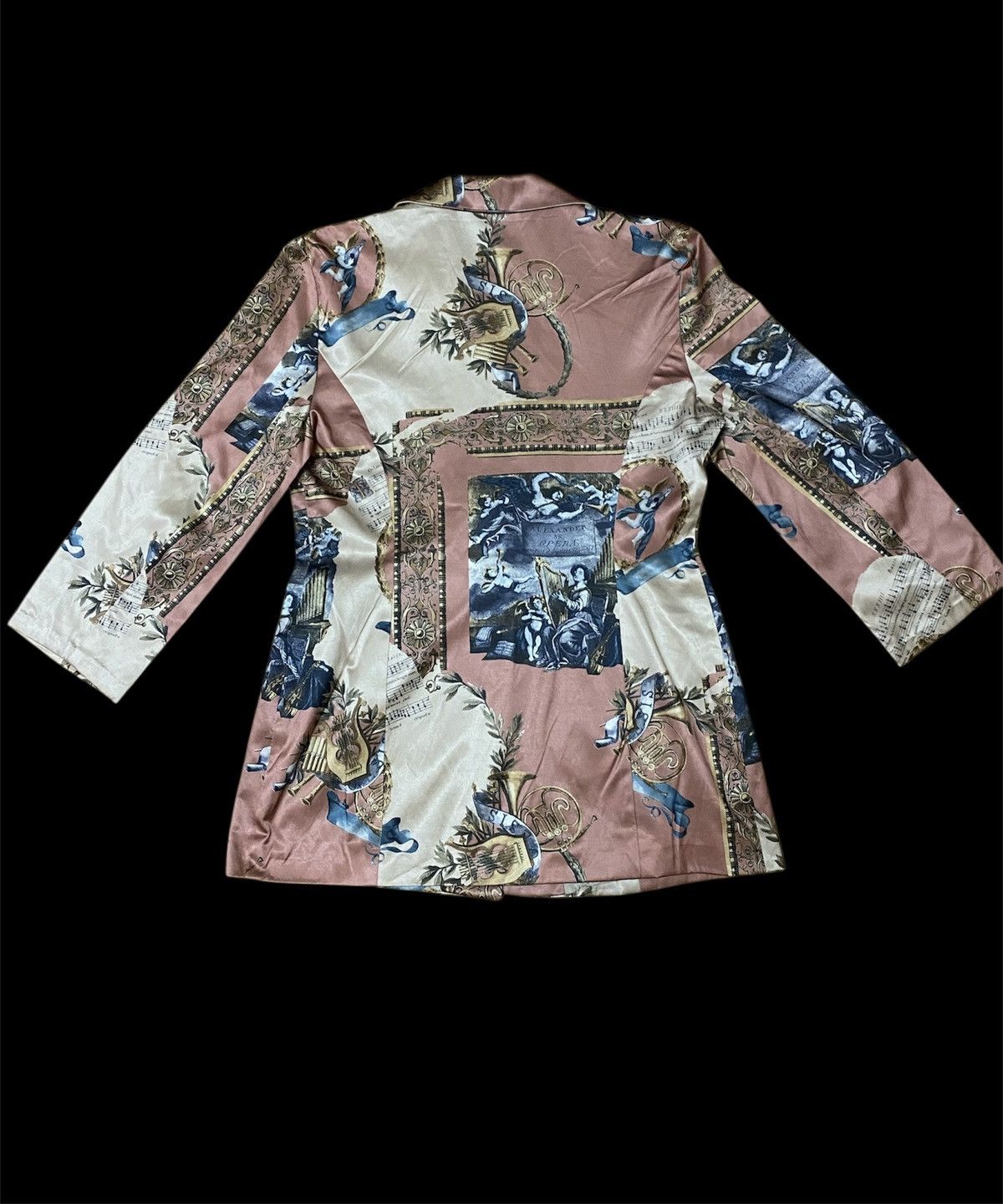 Vintage Vintage 90s Crinoline Fullprint With Decorative Cherubs Size M / US 6-8 / IT 42-44 - 2 Thumbnail