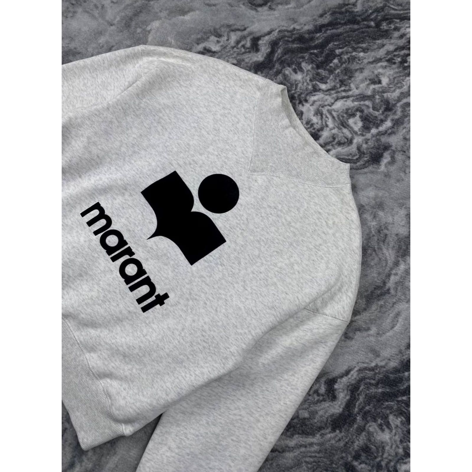 Isabel Marant Isabel Marant Etoile Sweatshirt Women Size 34 Gray Big Logo Size XXS / US 00 / IT 34 - 3 Thumbnail