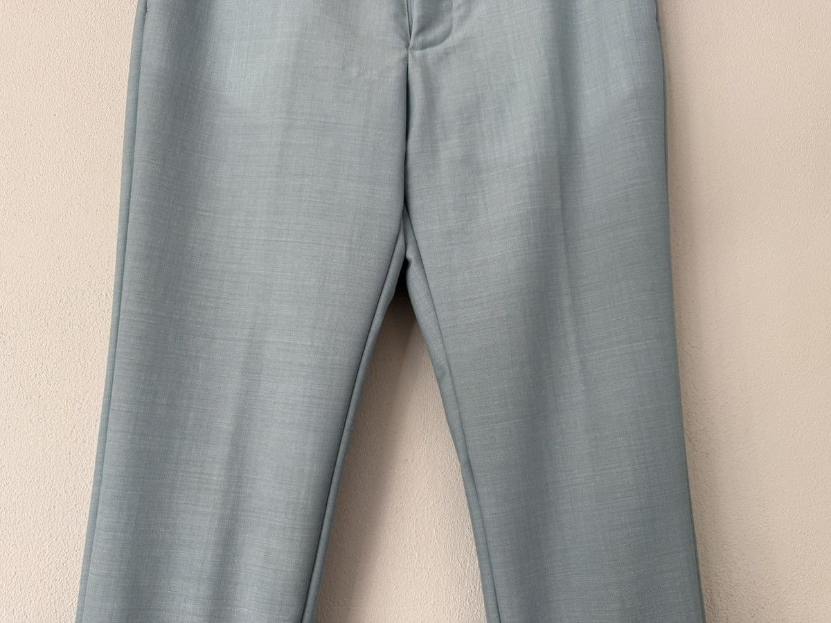 Maison Margiela Maison Margiela Blue Trousers in Wool-Mohair Blend Size US 30 / EU 46 - 4 Thumbnail