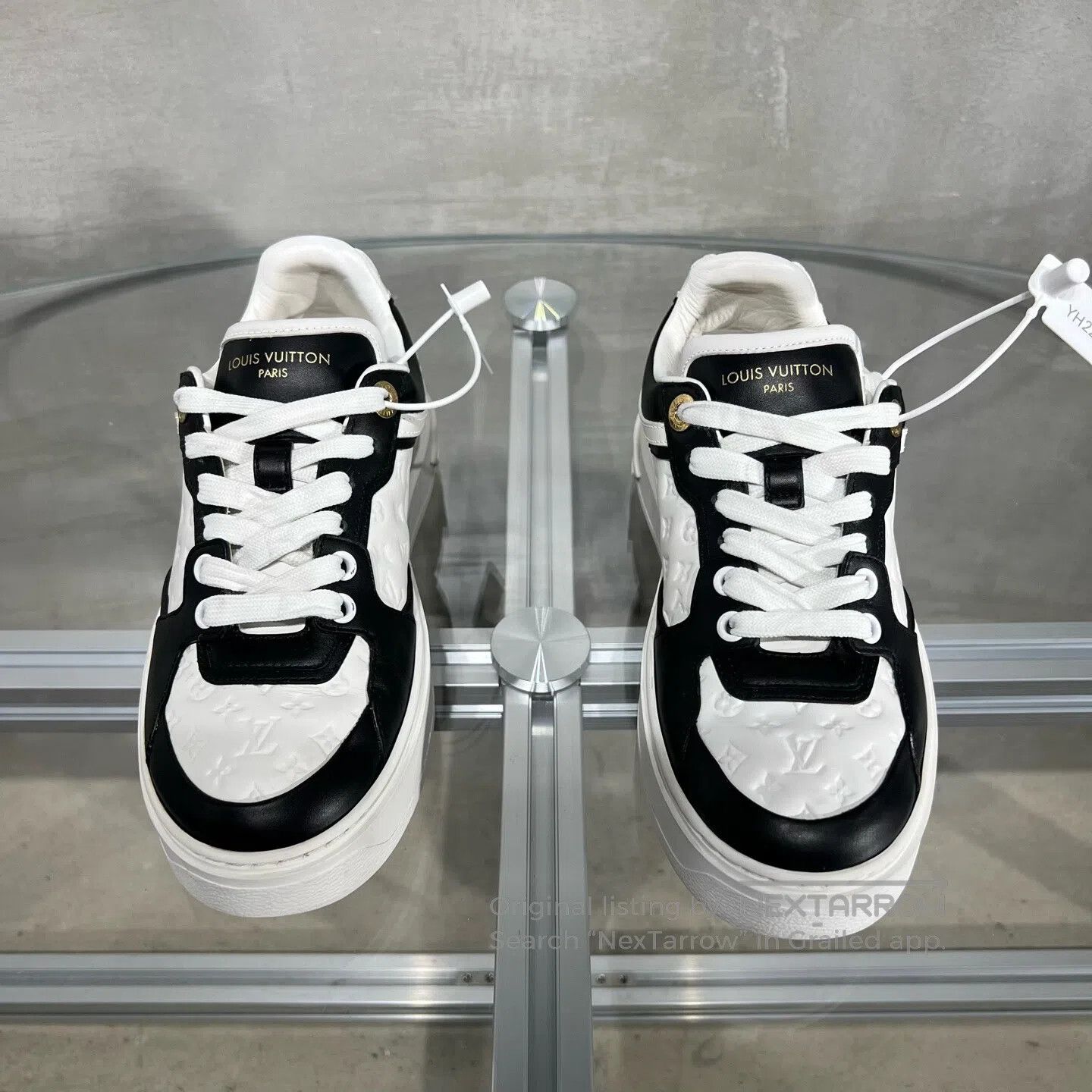 Louis Vuitton Louis Vuitton Time Out board shoes Black and White Old Ag Size US 5.5 / IT 35.5 - 2 Thumbnail