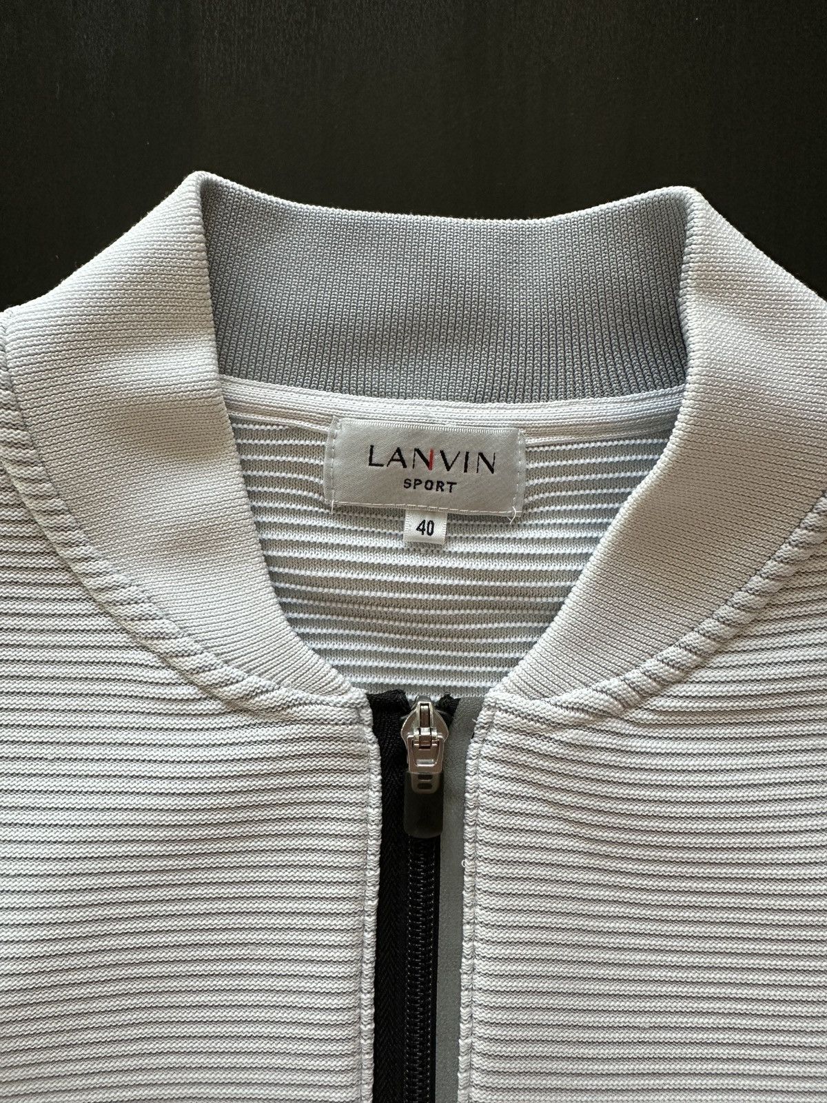 Lanvin Lanvin Sport Ribbed Zip Jacket M Size US M / EU 48-50 / 2 - 3 Thumbnail