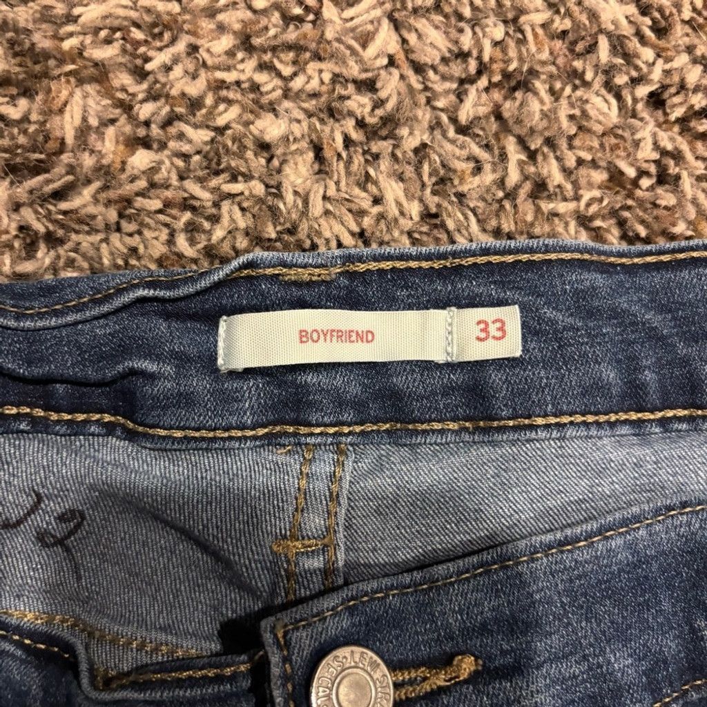 Levi's Levi's Women's Boyfriend Jeans Size 33" - 5 Thumbnail