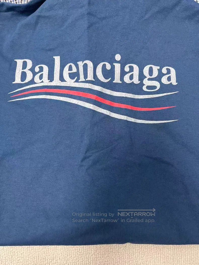 Balenciaga Balenciaga Plaid Cotton Linen Dry Knit Mixed Shirt Size US L / EU 52-54 / 3 - 3 Thumbnail