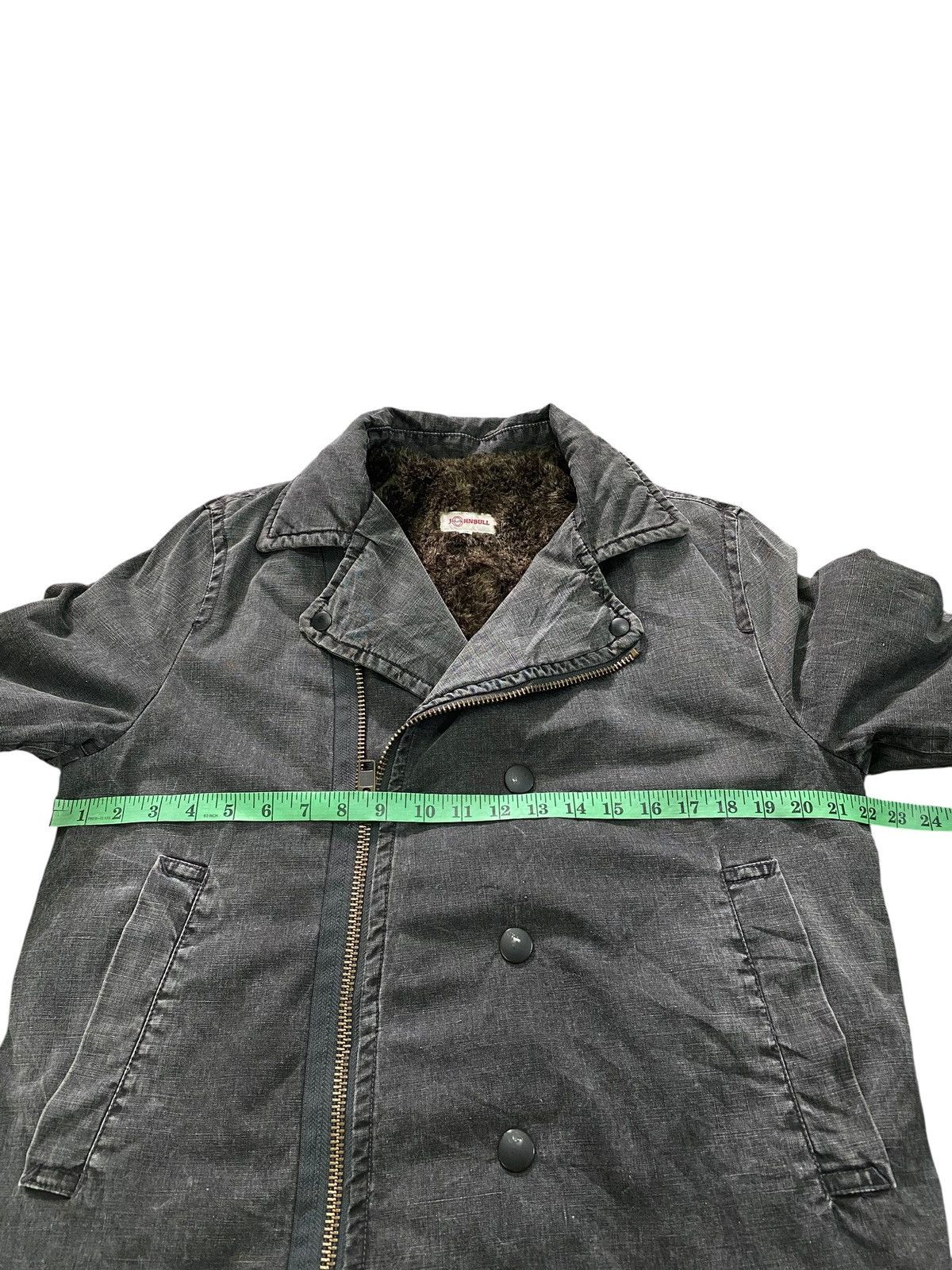 Johnbull Vinatge John Bull Sherpa Double Collar Bikers Winter Jacket Size US M / EU 48-50 / 2 - 12 Thumbnail