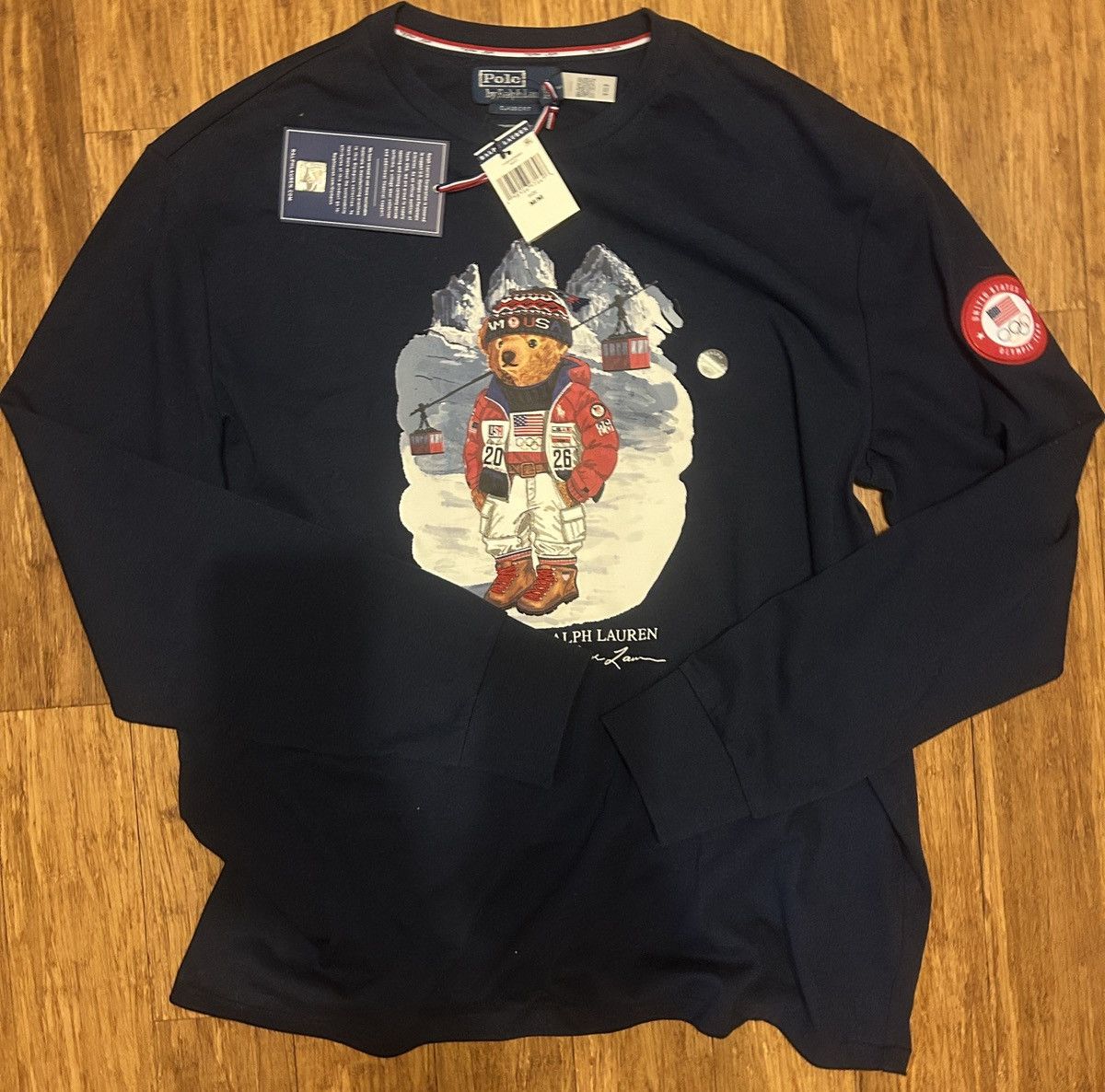 Polo Ralph Lauren Polo Ralph Lauren Team USA Polo Bear T-Shirt Navy size M Size US M / EU 48-50 / 2 - 2 Thumbnail