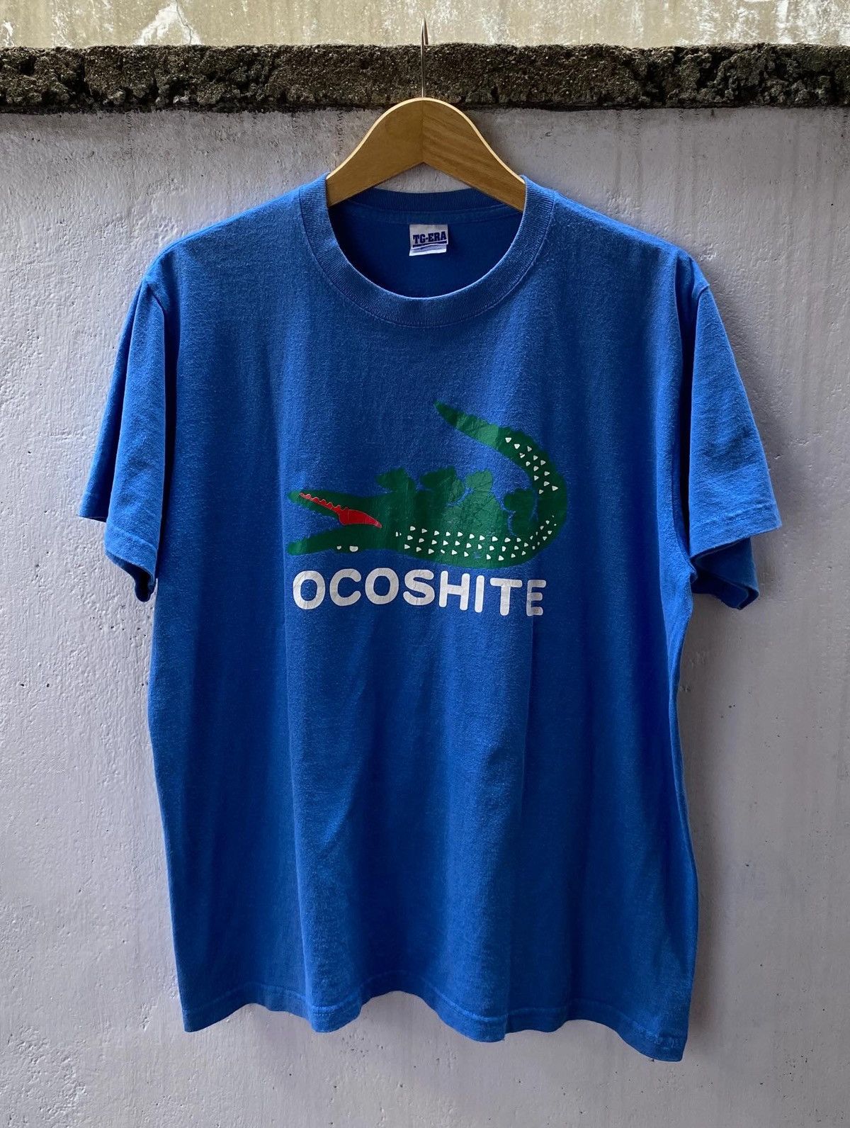 Japanese Brand Parody 'Ocoshite' Okinawa TG-ERA Heavy Weight tee Size US L / EU 52-54 / 3 - 2 Thumbnail