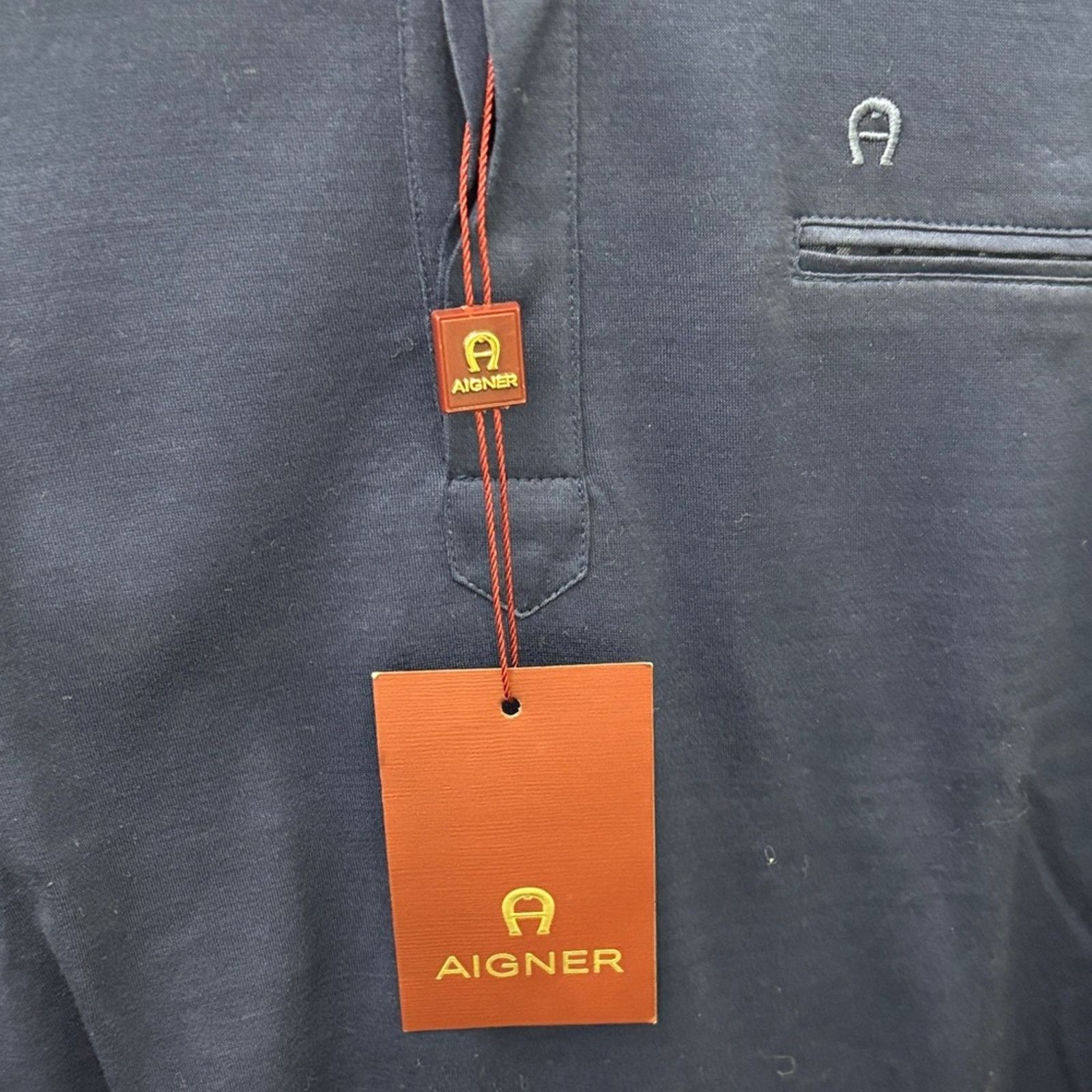 Etienne Aigner NWT Etienne Aigner Men's Blue Short Sleeve Shirt Size M Size US M / EU 48-50 / 2 - 2 Thumbnail