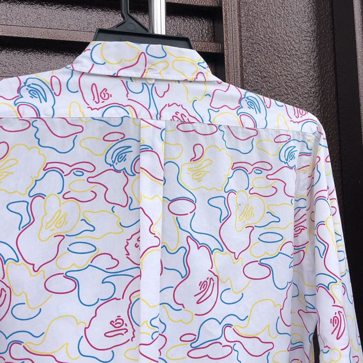 Bape Neon Camo Button Up Shirt Size US S / EU 44-46 / 1 - 4 Thumbnail