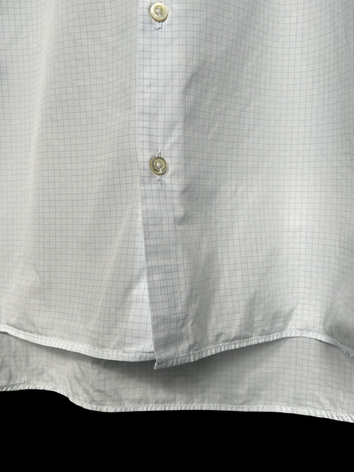 Jil Sander Jil Sander Blue Squares Button Up Shirt Size US M / EU 48-50 / 2 - 8 Thumbnail