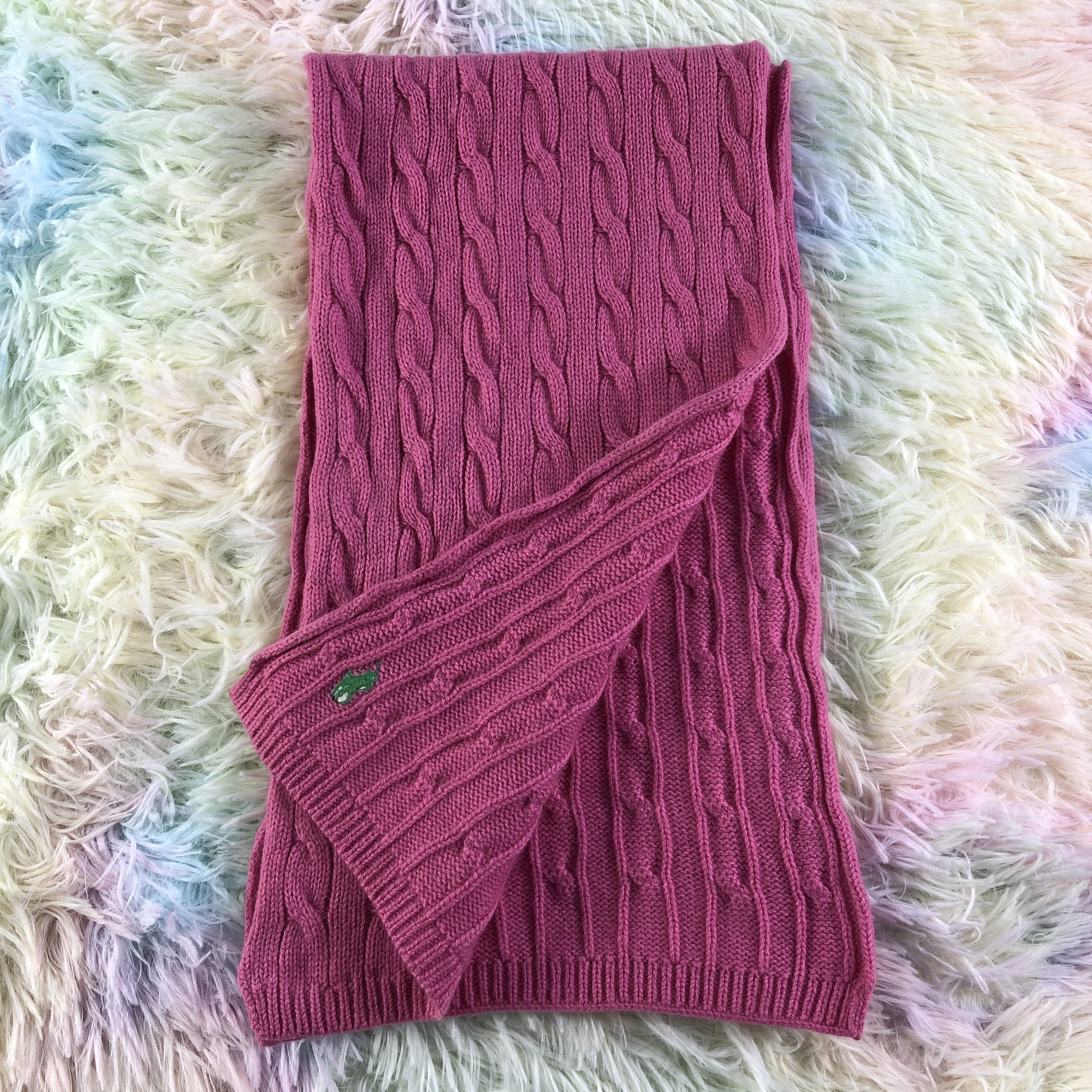 Ralph Lauren Ralph Lauren Pink Scarf / Muffler / Neckwear - KM381 Size ONE SIZE - 4 Thumbnail