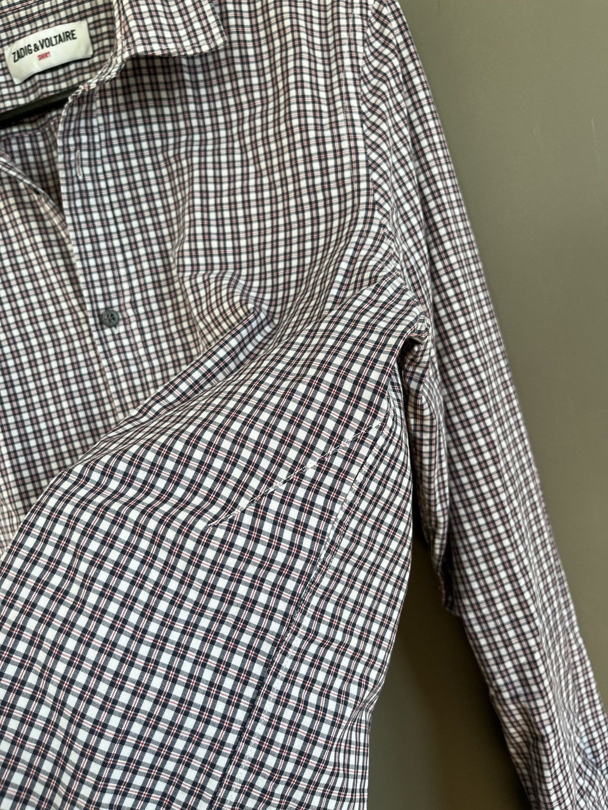 Zadig & Voltaire Zadig & Voltaire Check Plaid Oversized Shirt Size US M / EU 48-50 / 2 - 9 Thumbnail