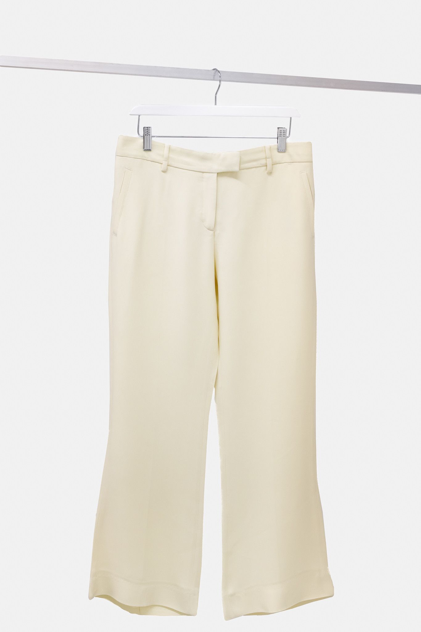 image of No 21 No21 Wide Leg Trousers in Cream, Women's (Size 32)
