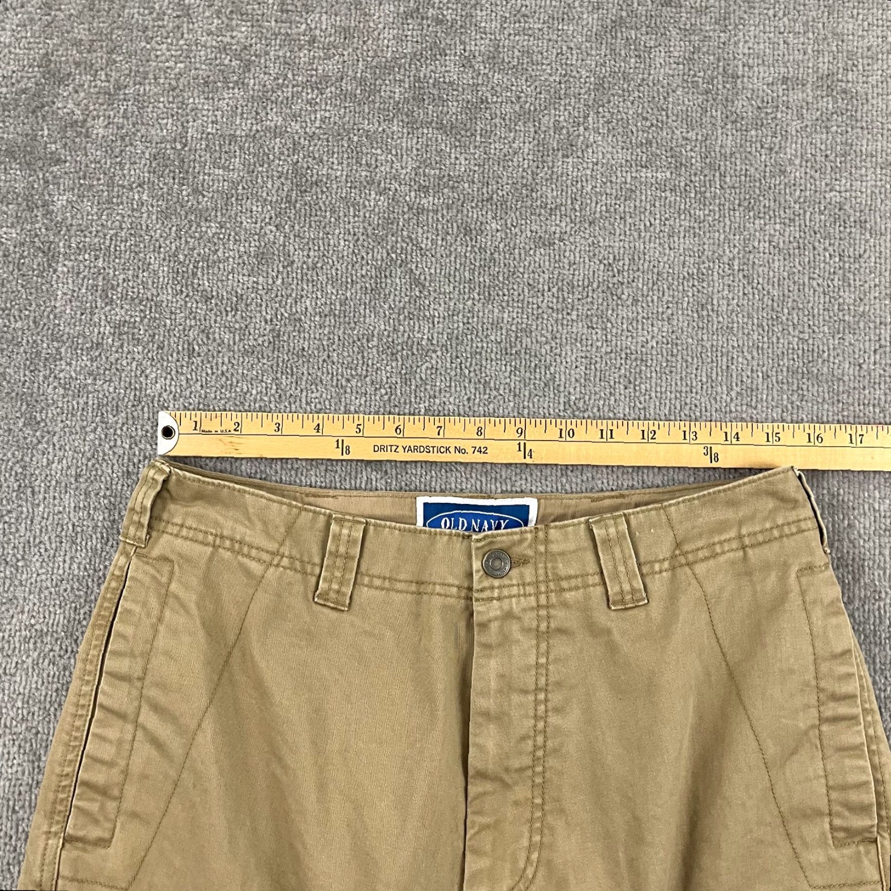 Old Navy OLD NAVY Pants Men 32 x 28 Brown Cavas Cargo Military Wide Leg Paratrooper Retro Pants Mens Brown Cargo Wide-Leg Retro 32x28 Size US 32 / EU 48 - 3 Thumbnail