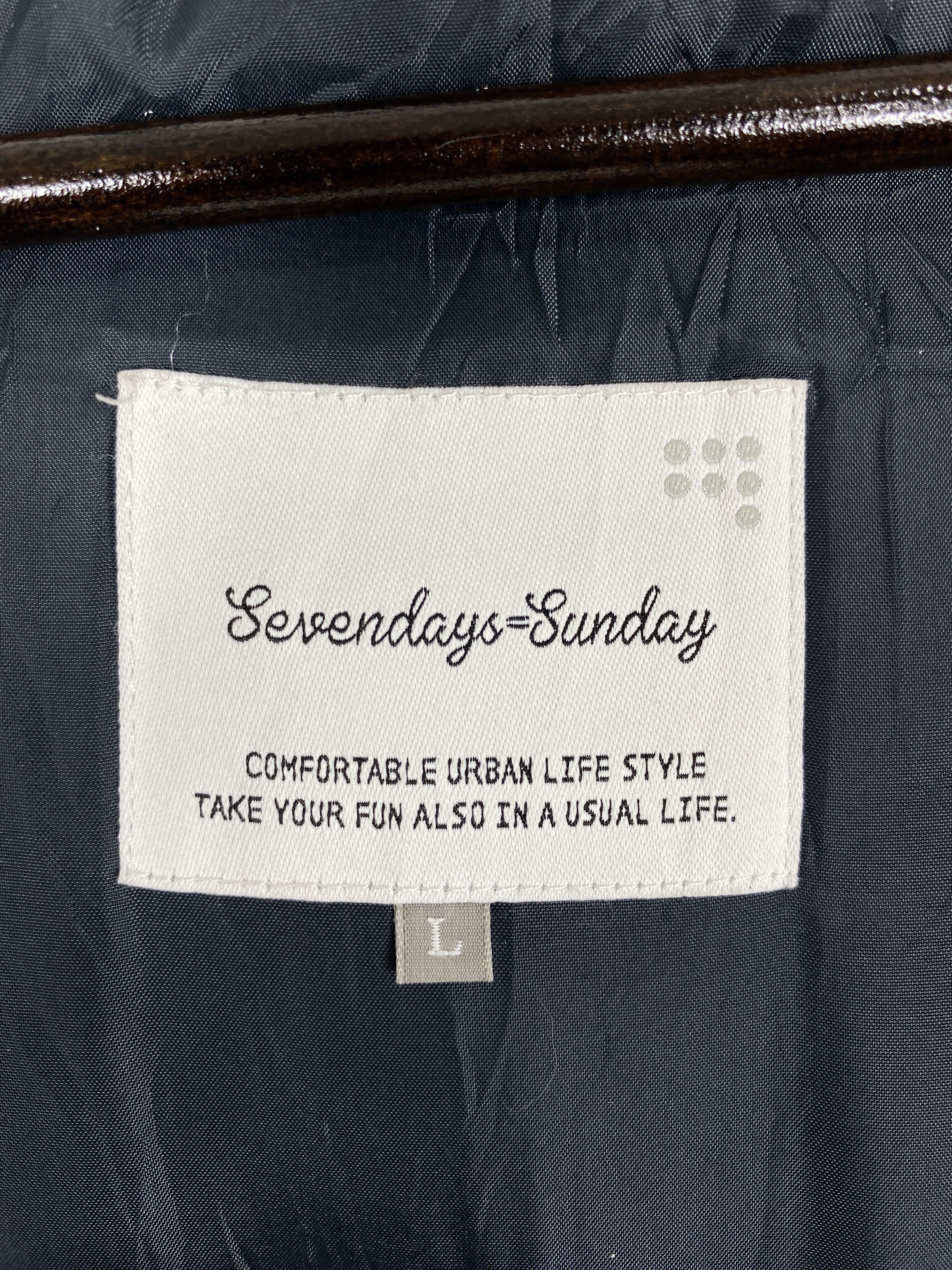Japanese Brand Vintage Sevendays Sunday Hoodie Jacket J2395 Size US S / EU 44-46 / 1 - 9 Thumbnail