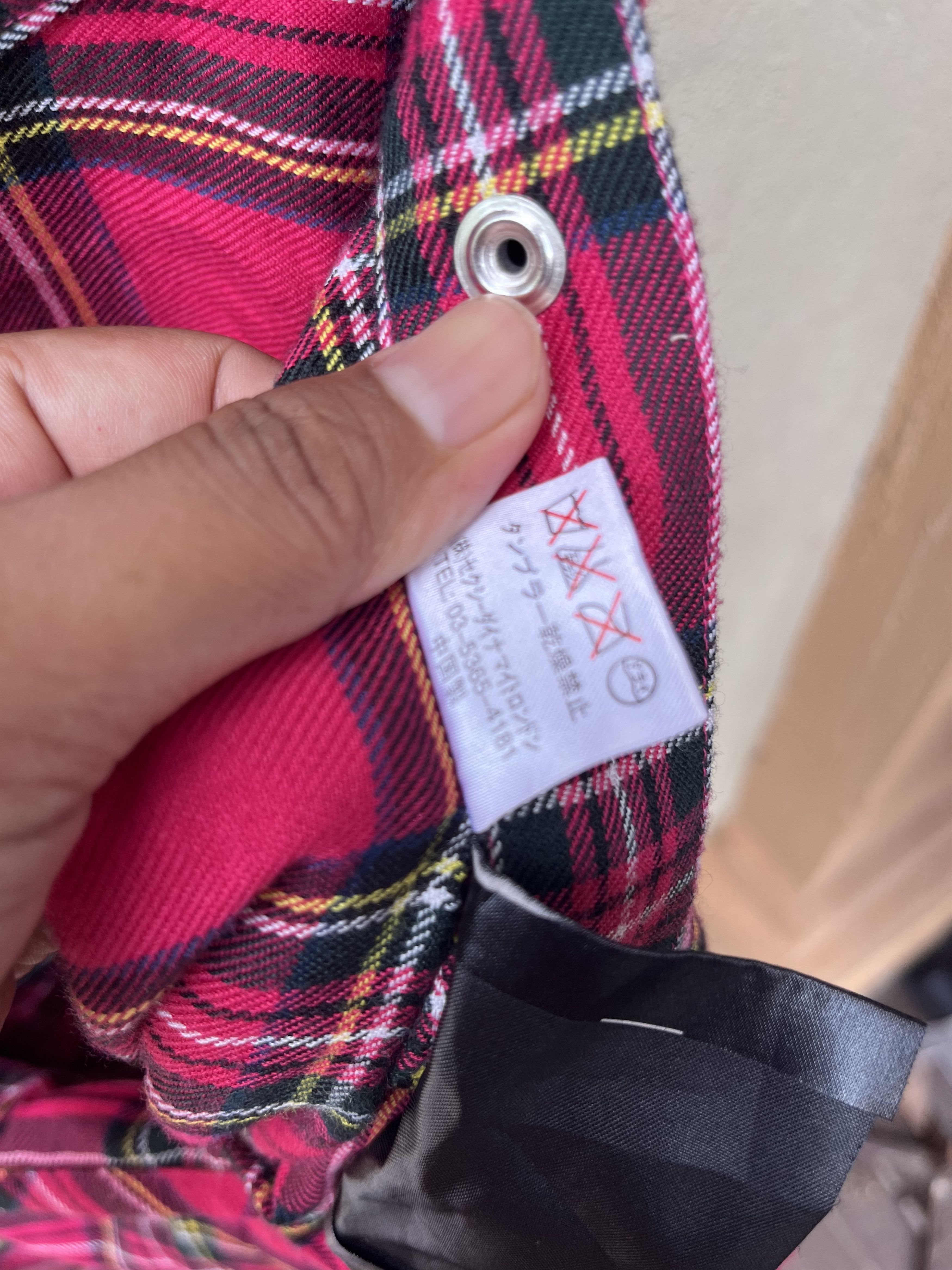 Seditionaries Sexy dynamite pink tartan assymetrical skirt Size 26" / US 2 / IT 38 - 10 Thumbnail