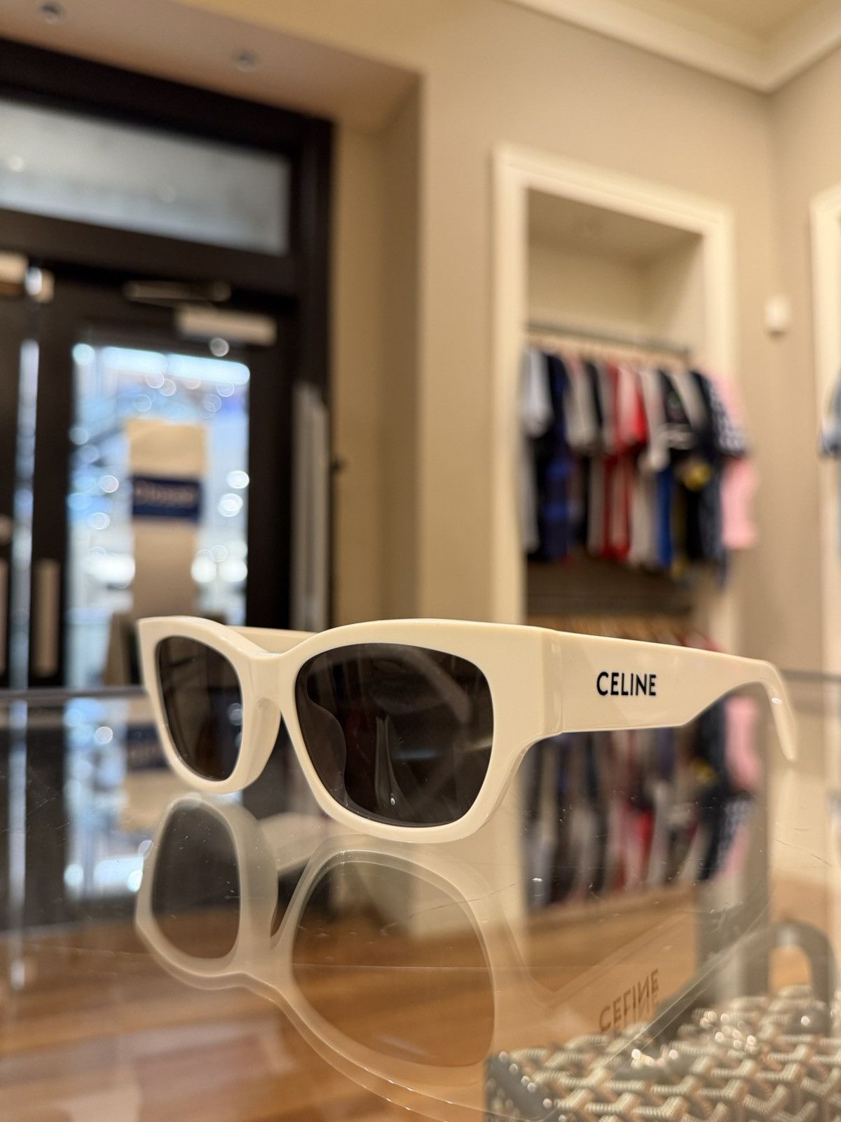Celine Celine Spring22 Monochroms Cat Eye Sunglasses Size ONE SIZE - 1 Thumbnail