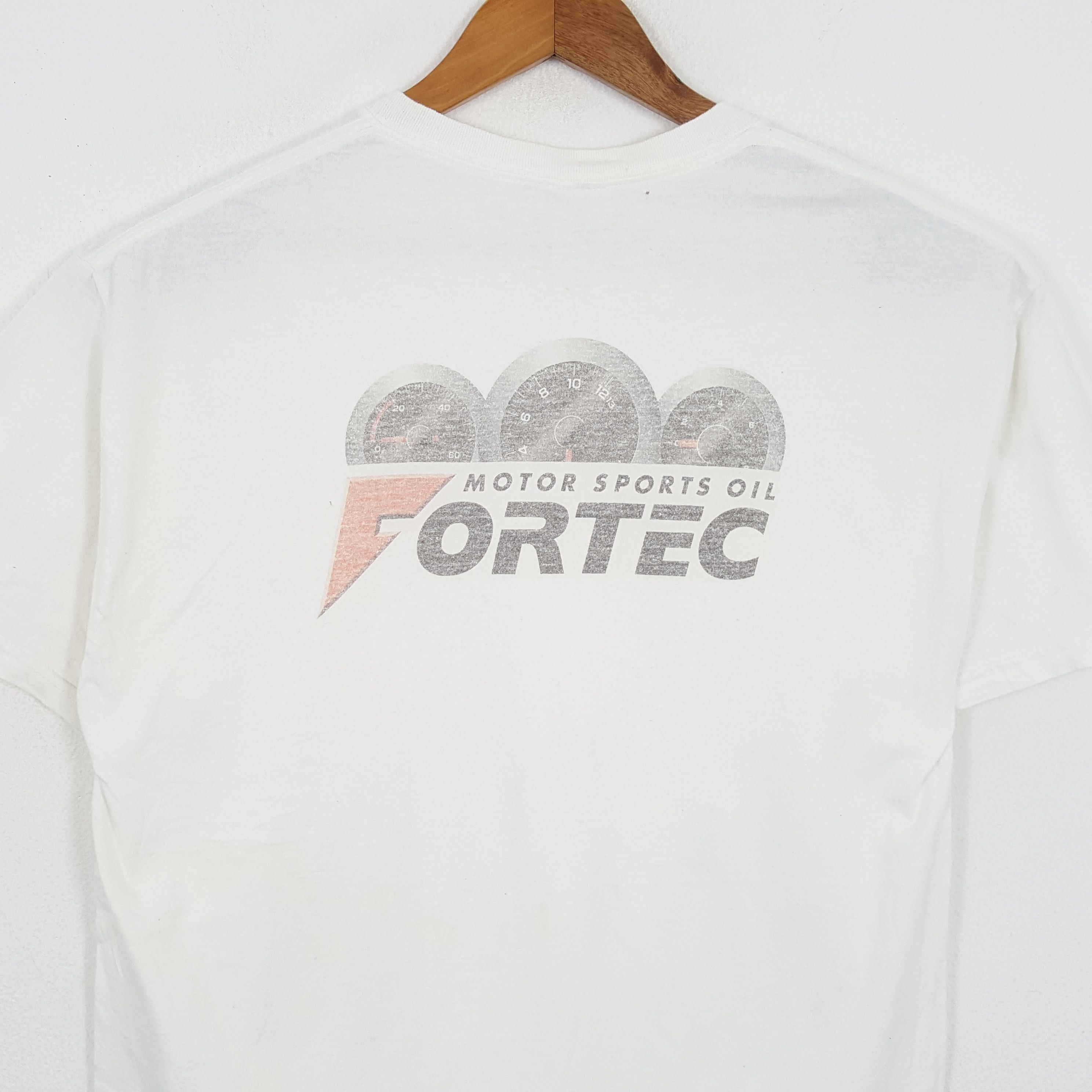 Vintage Vintage FORTEC MOTOR SPORTS OIL Racing T-Shirts Size US L / EU 52-54 / 3 - 2 Thumbnail