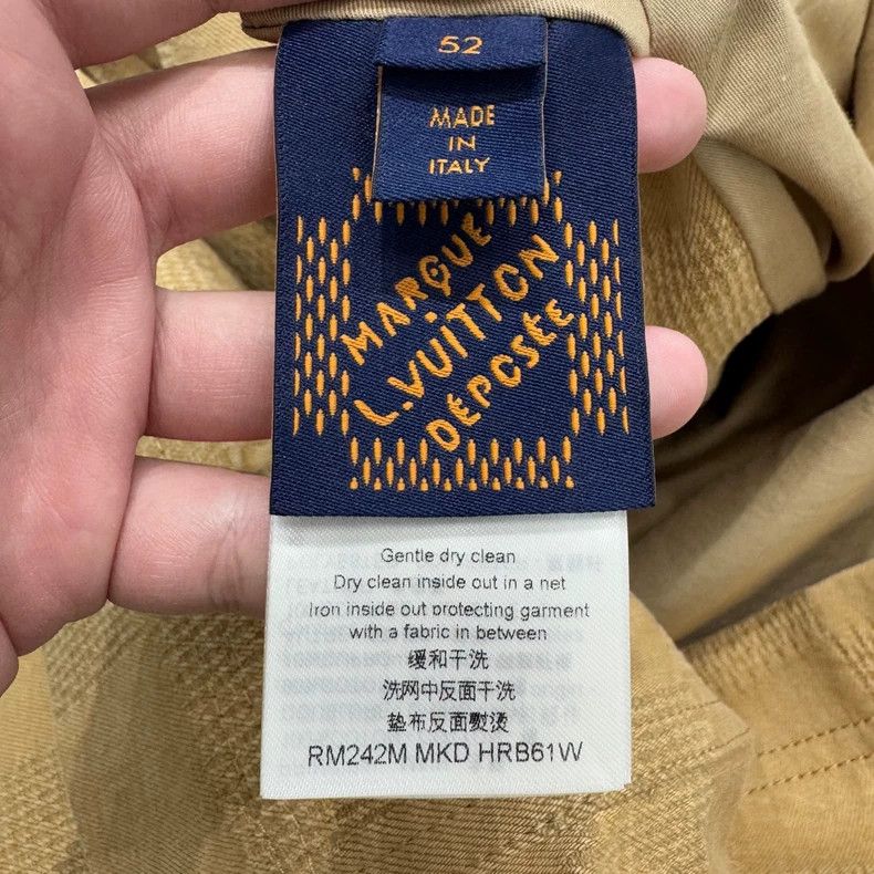 Louis Vuitton louis vuitton Co-branded checkerboard denim jacket 2501-Ne Size US L / EU 52-54 / 3 - 7 Thumbnail