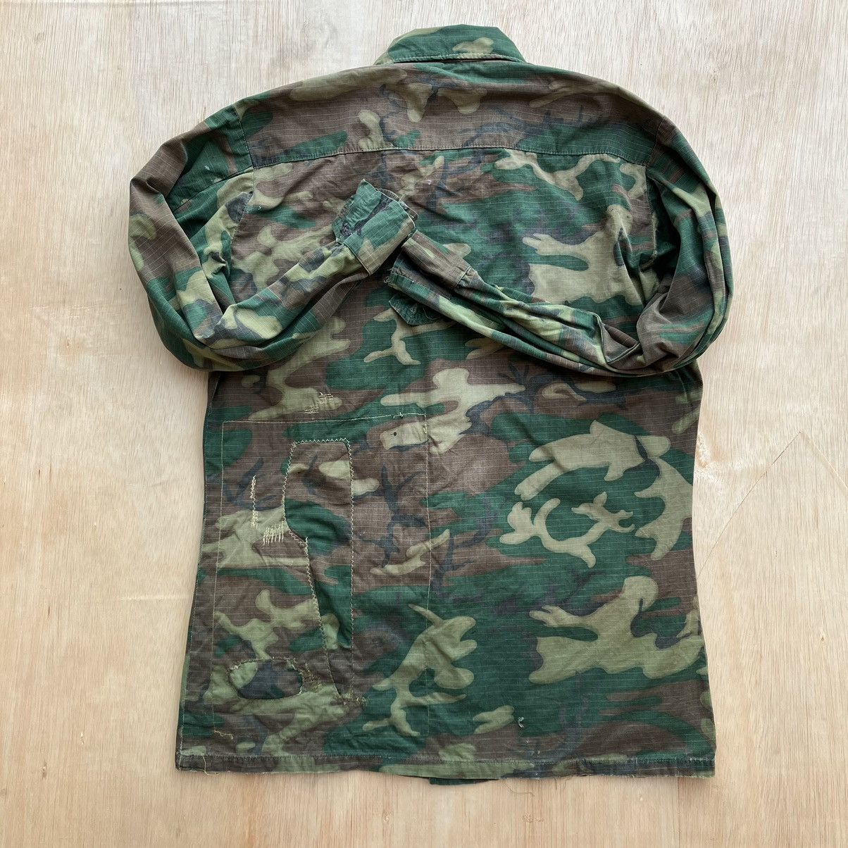 Vintage VINTAGE JUNGLE FATIGUE ERDL CAMO VIETNAM WAR Size US S / EU 44-46 / 1 - 6 Thumbnail