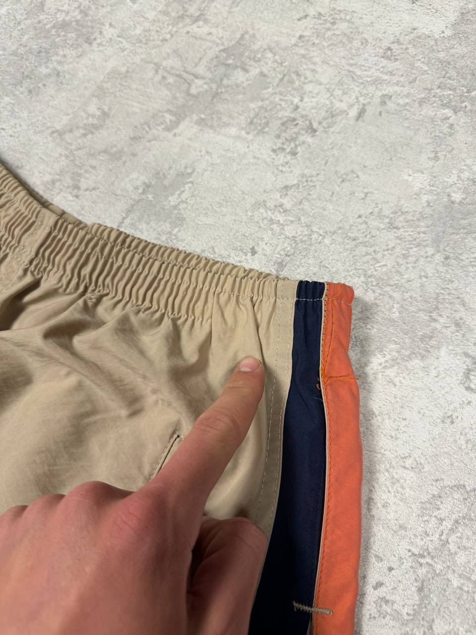 Nike Vintage Nike Y2K Beige Drill Track Pants Size M-L Size US 33 - 12 Thumbnail