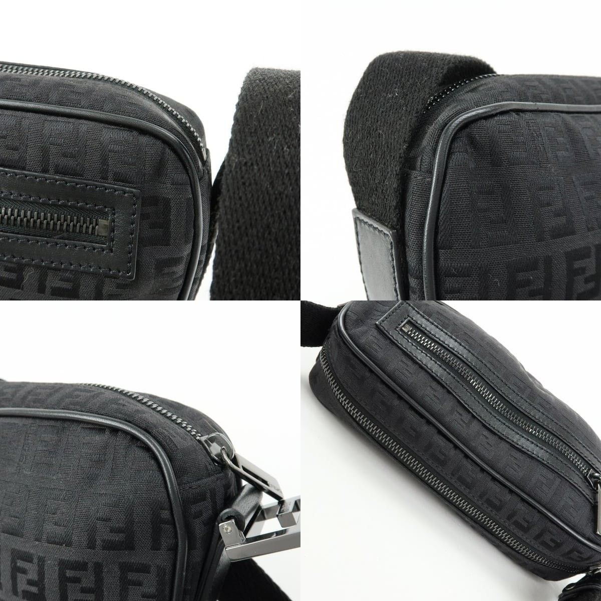 Fendi Fendi Zucchino Belt Bag Black Size ONE SIZE - 6 Thumbnail