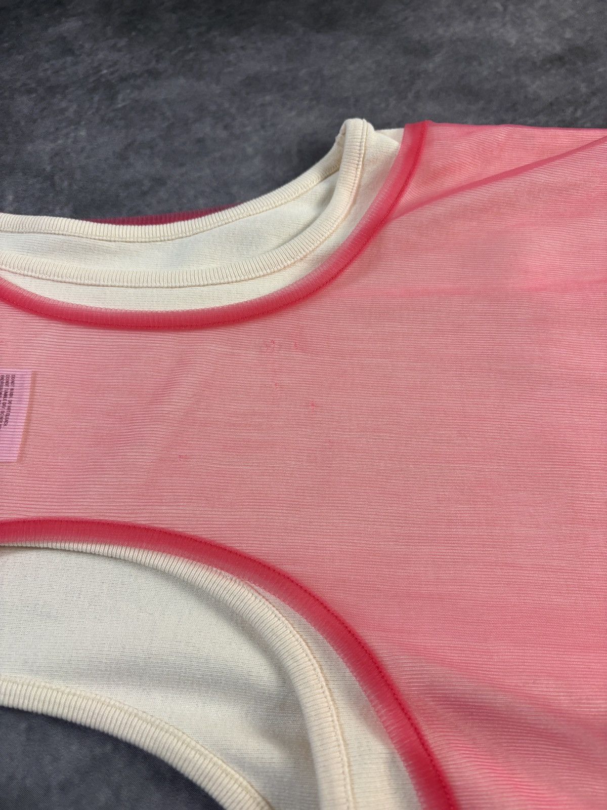Helmut Lang Helmet Lang Tank Top Dress Long Sheer Double Layer Ribbed Size M / US 6-8 / IT 42-44 - 12 Thumbnail