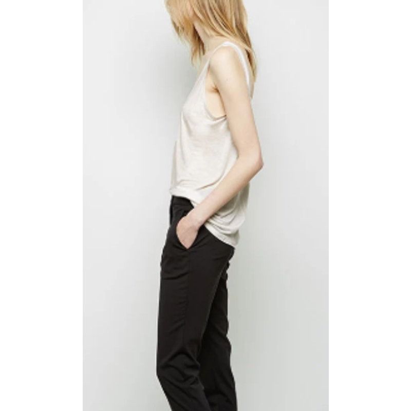 The Row Roger White Gauzy Scoop Neck Tank Top size S Semi Sheer Size S / US 4 / IT 40 - 12 Thumbnail