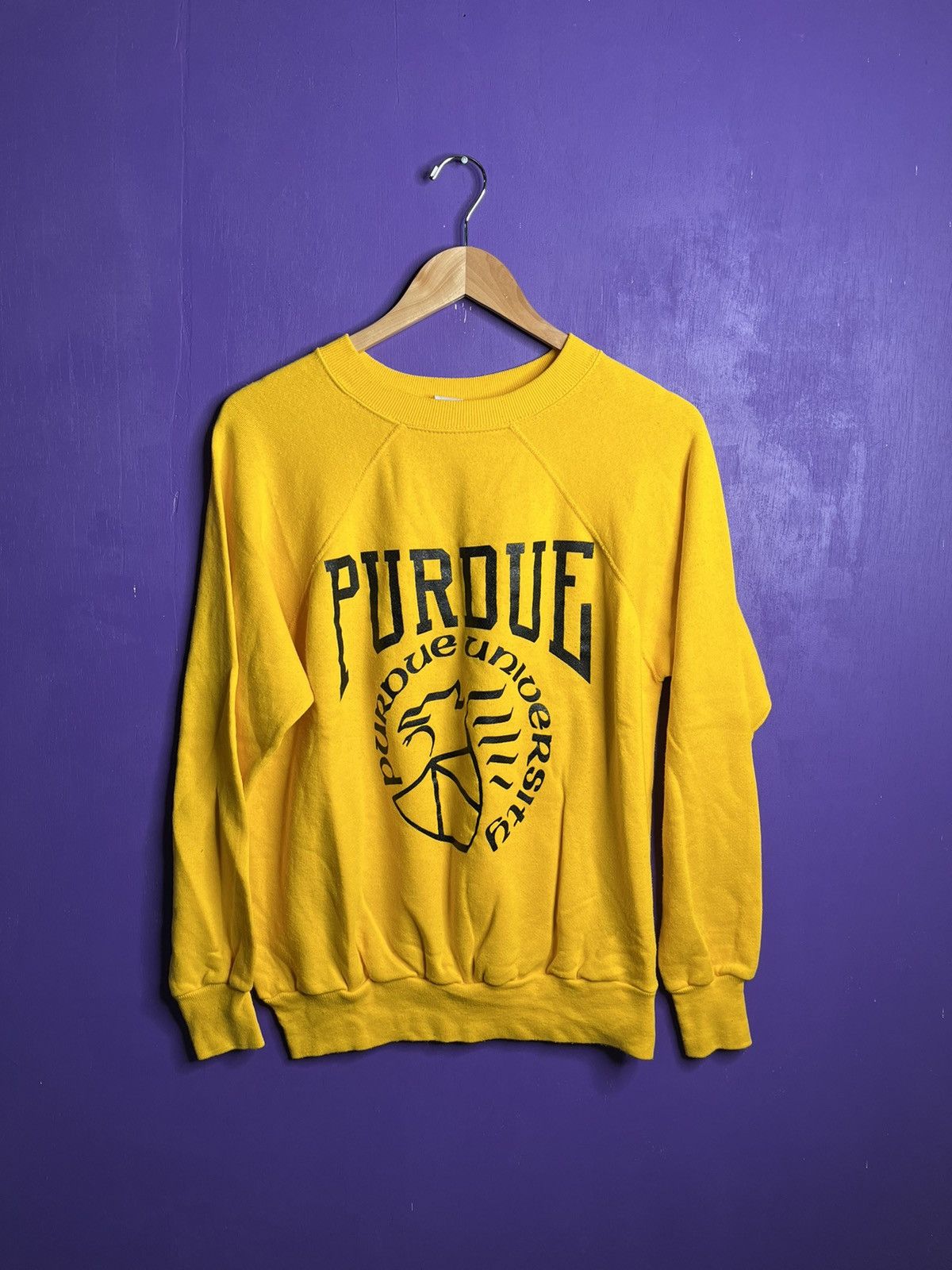 Vintage Vintage 80s Purdue boilermakers logo crewneck Size US M / EU 48-50 / 2 - 1 Thumbnail