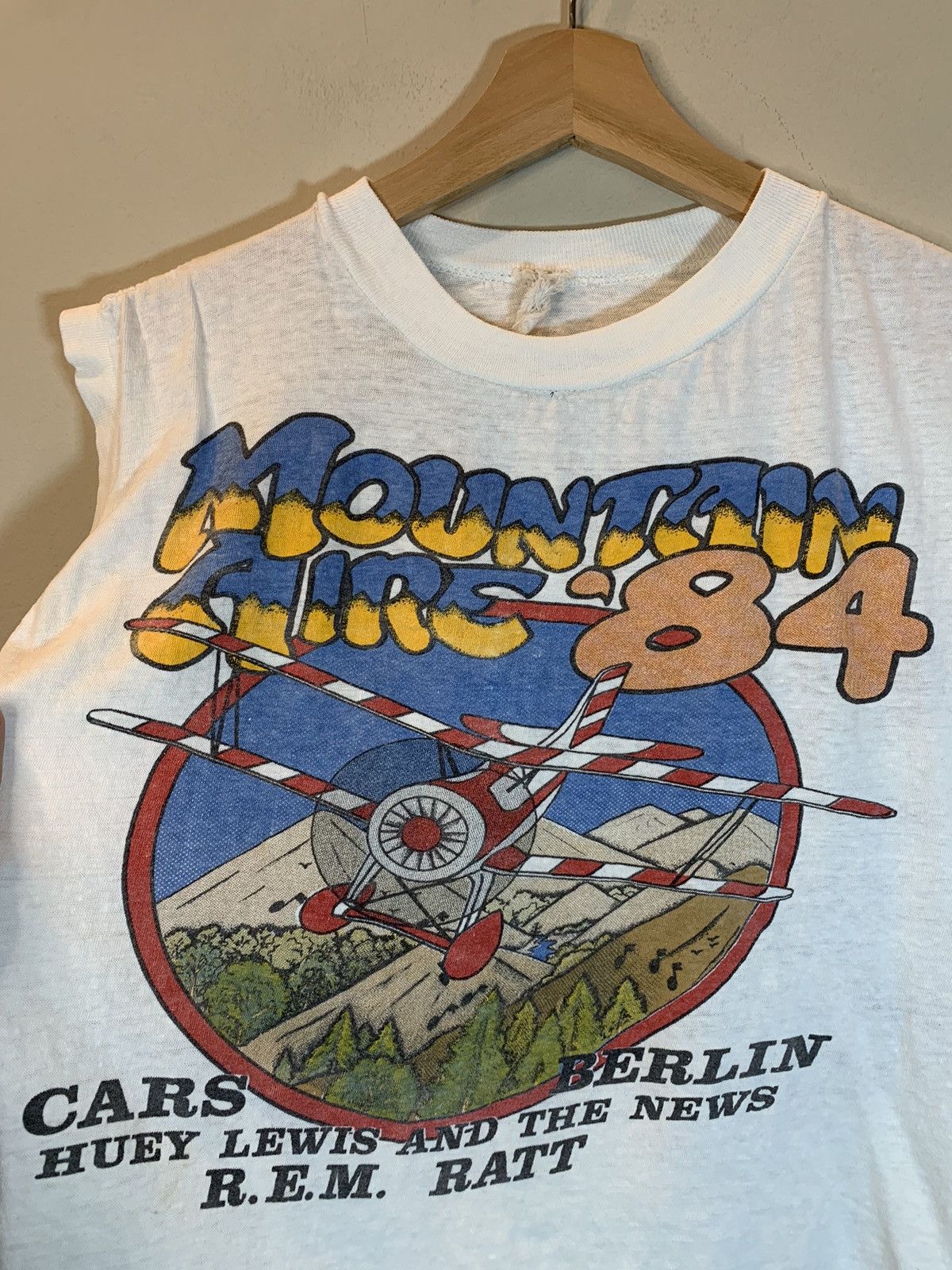 Band Tees × Vintage RARE* Vintage 1984 Mountain Aire Festival Single Stitch Tank Size US L / EU 52-54 / 3 - 3 Thumbnail