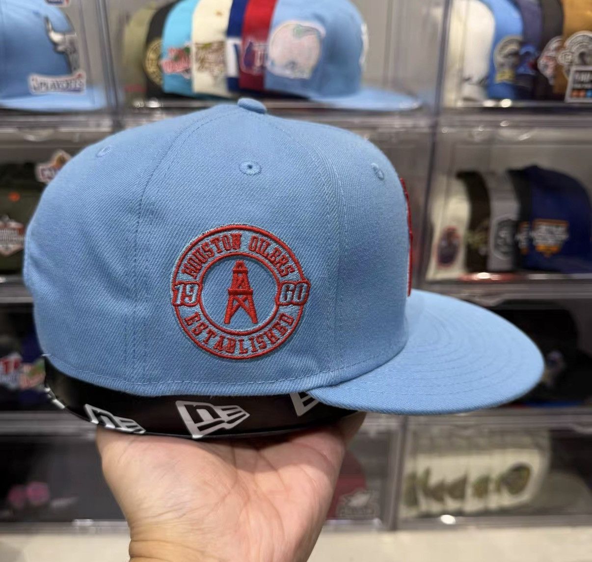 New Era New Era Houston Oilers 1960 Baseball Cap J32 Size ONE SIZE - 3 Thumbnail