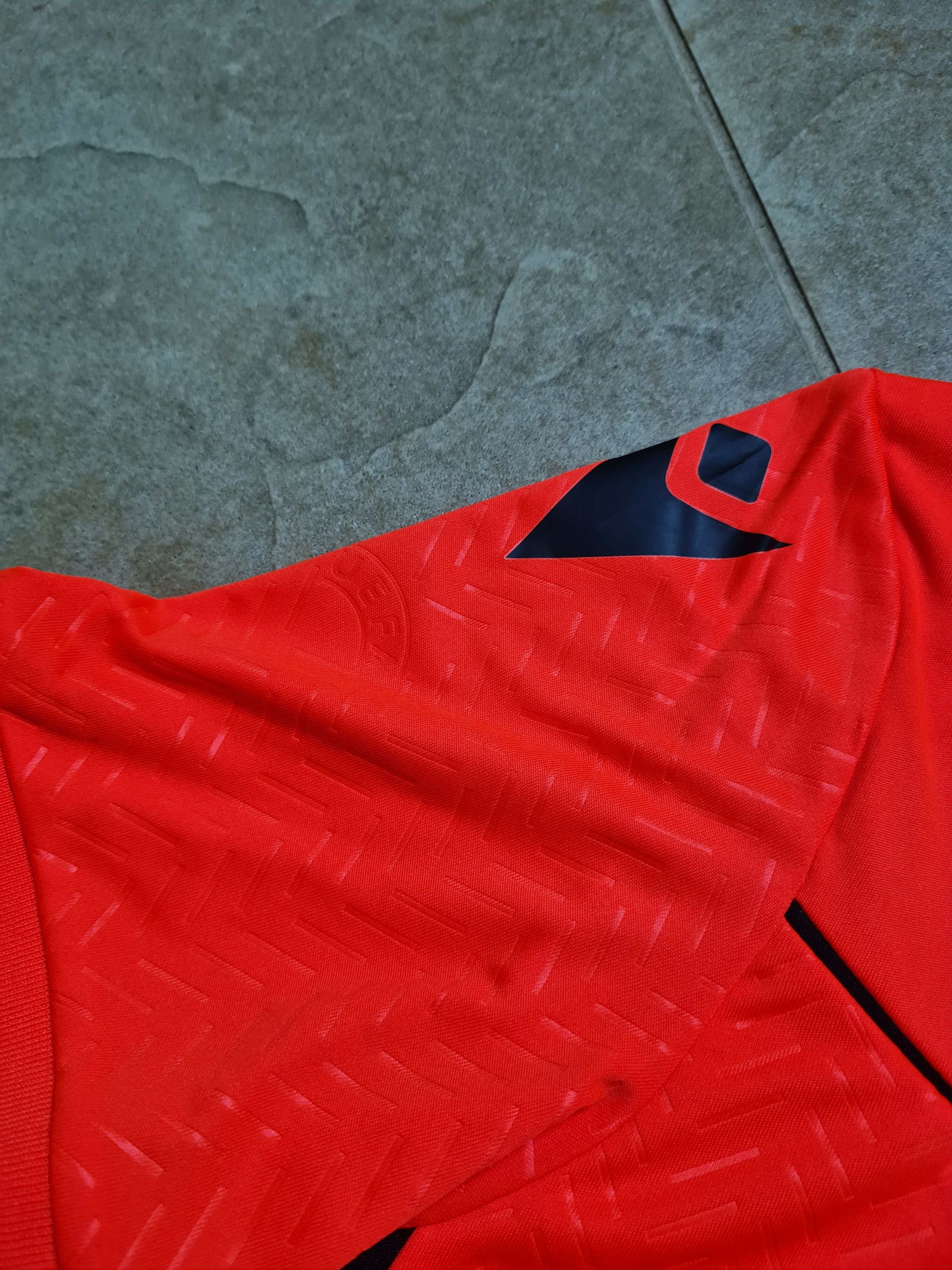 Macron Macron UEFA EURO 2024 Referee Shirt Neon Red Ponnet Eco Size US M / EU 48-50 / 2 - 12 Thumbnail