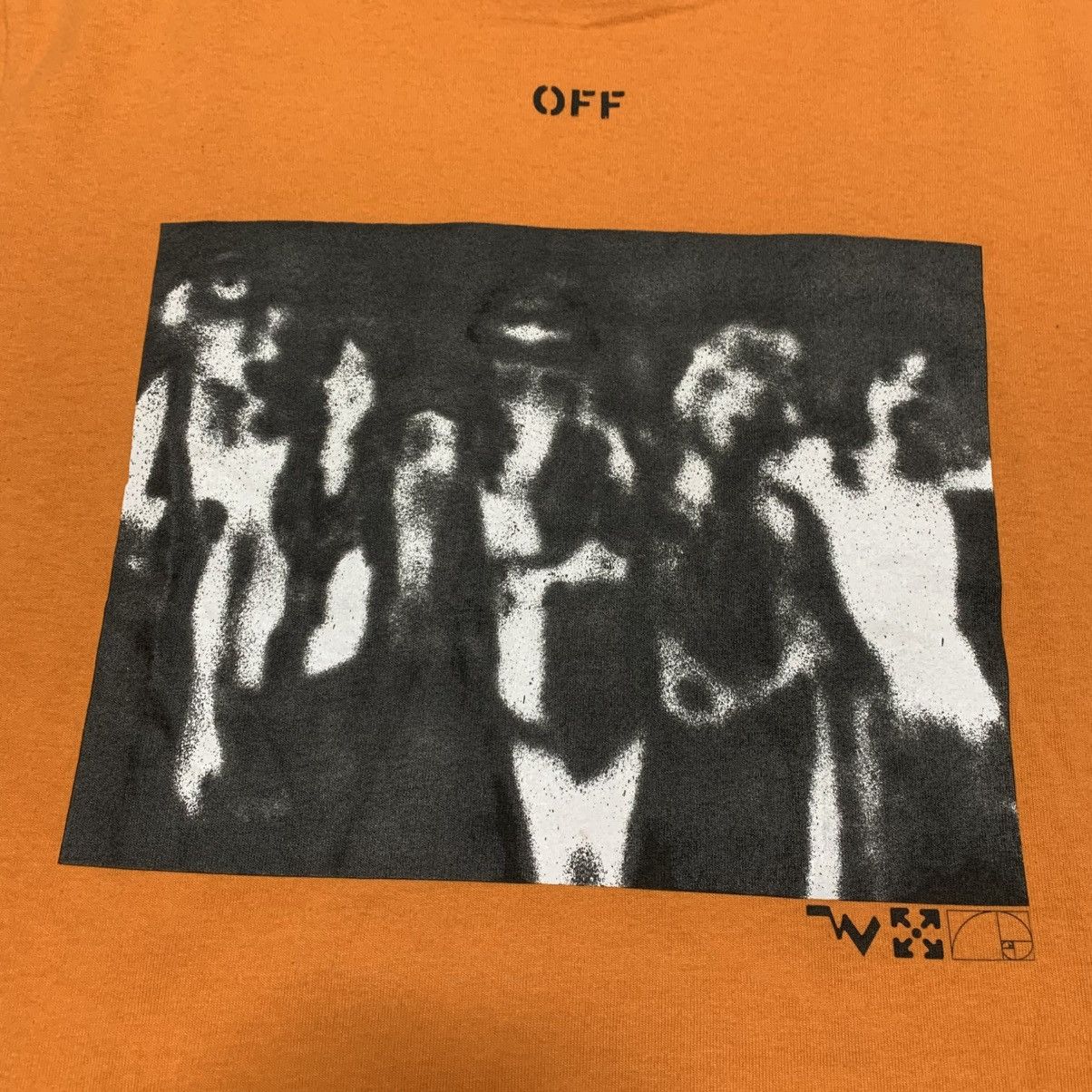 Off-White Off White XS Spray Paint Arrows Orange Tee Virgil Abloh 2020 Size US XS / EU 42 / 0 - 3 Thumbnail