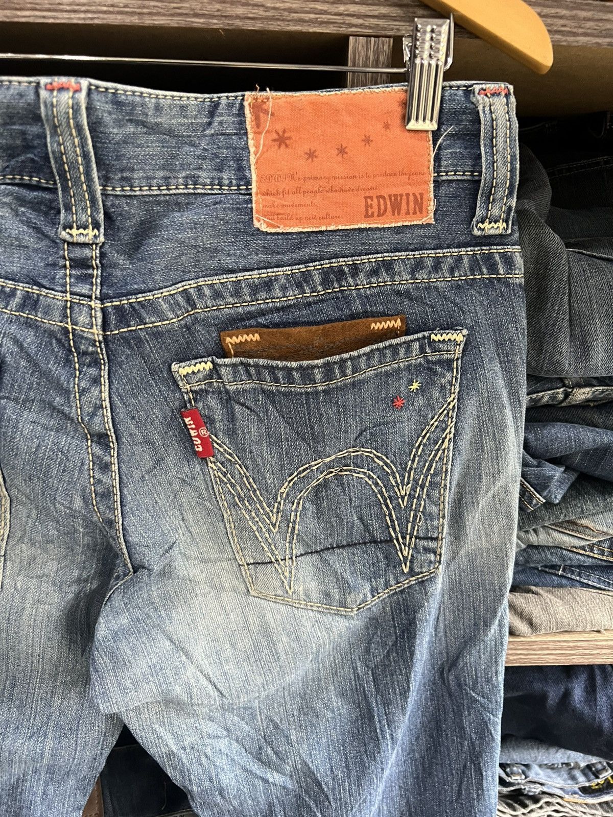 Edwin 🔥Edwin Exclusive Vintage Distressed Denim Size US 34 / EU 50 - 14 Thumbnail
