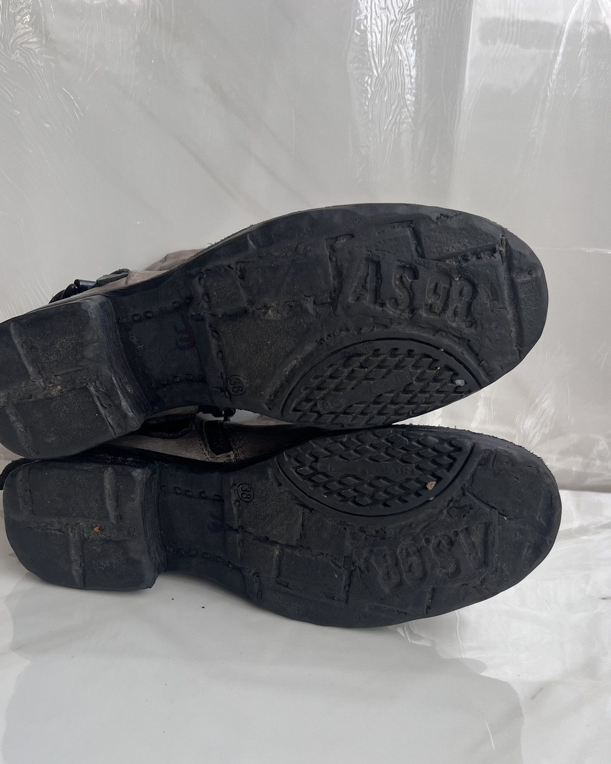 A.S.98 As 98 Airstep Zipper Boho Biker Gray distressed boot Size US 8 / IT 38 - 10 Thumbnail