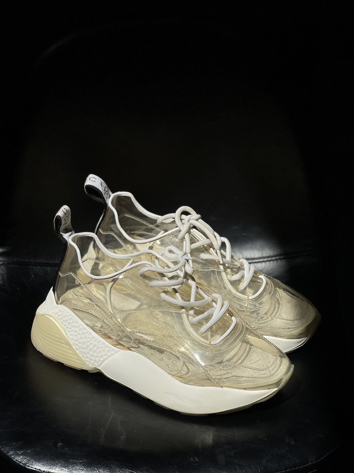 Stella McCartney Stella McCartney Eclypse Clear PVC sneakers shoes Size US 10 / IT 40 - 10 Thumbnail