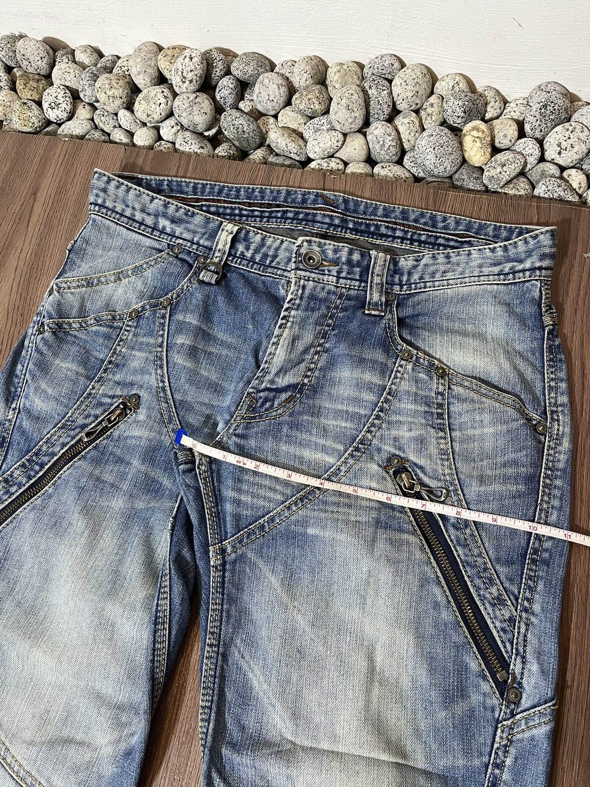 Japanese Brand × Nicole Club Nicole Club For Men Patchwork Jeans Size US 33 - 18 Thumbnail