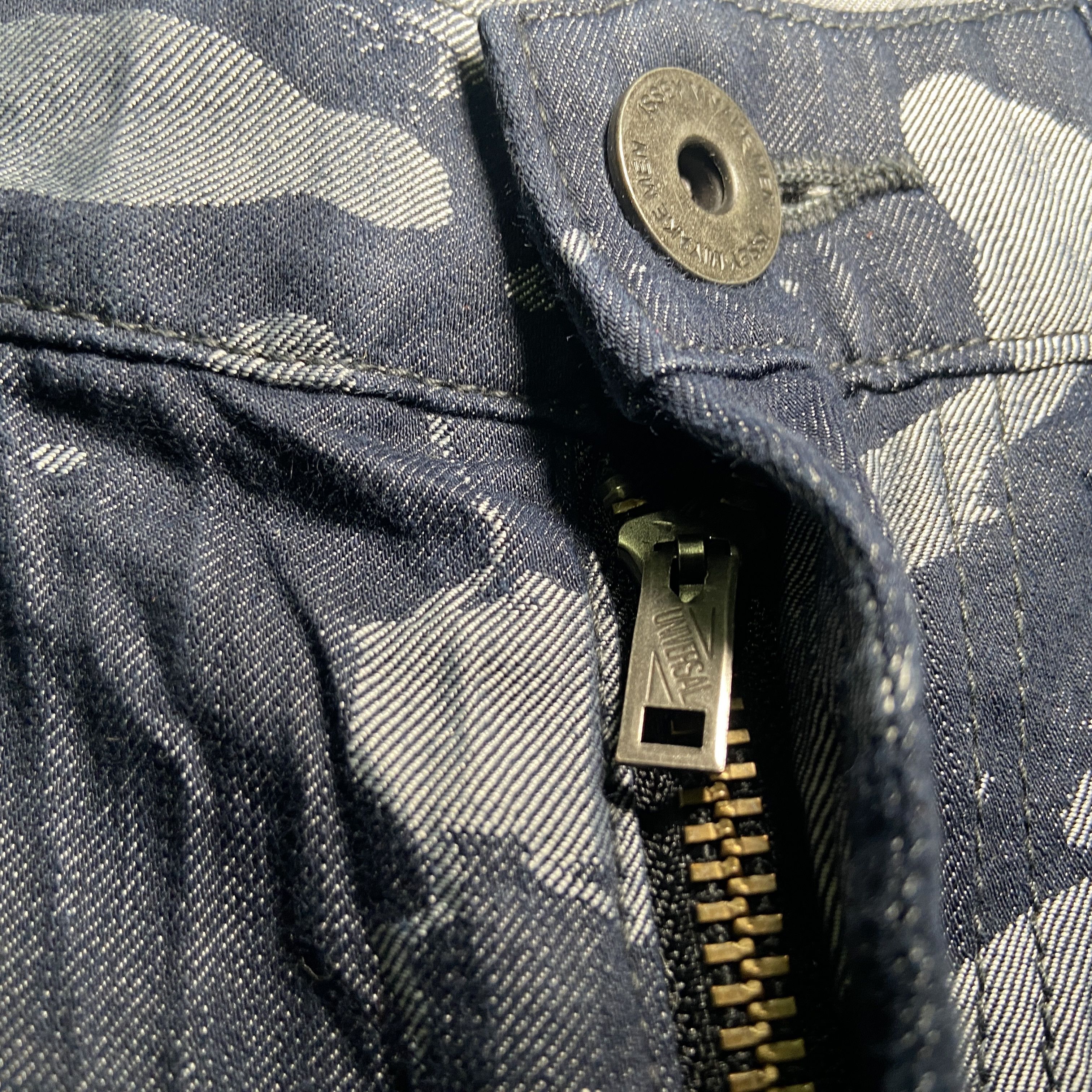 Issey Miyake Issey Miyake Men Paint Splatter Crinkle Denim SS2005 Jeans Size US 36 / EU 52 - 6 Thumbnail