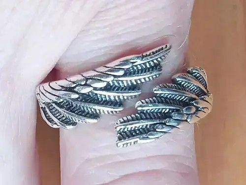 Jewelry Wing Adjustable Ring Size ONE SIZE - 2 Thumbnail