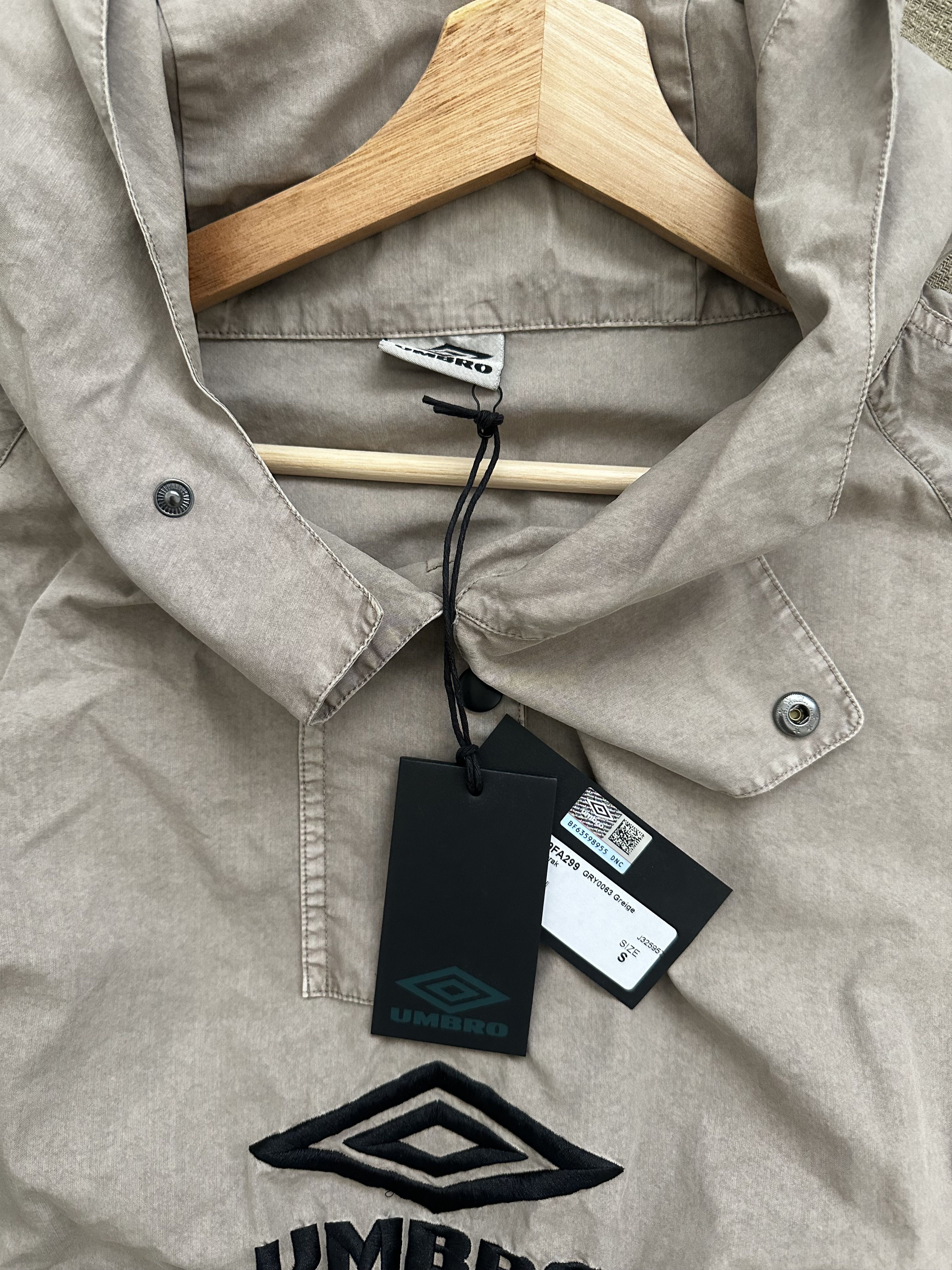 Slam Jam × Umbro Faded Smock Anorak Greige Size US S / EU 44-46 / 1 - 4 Thumbnail
