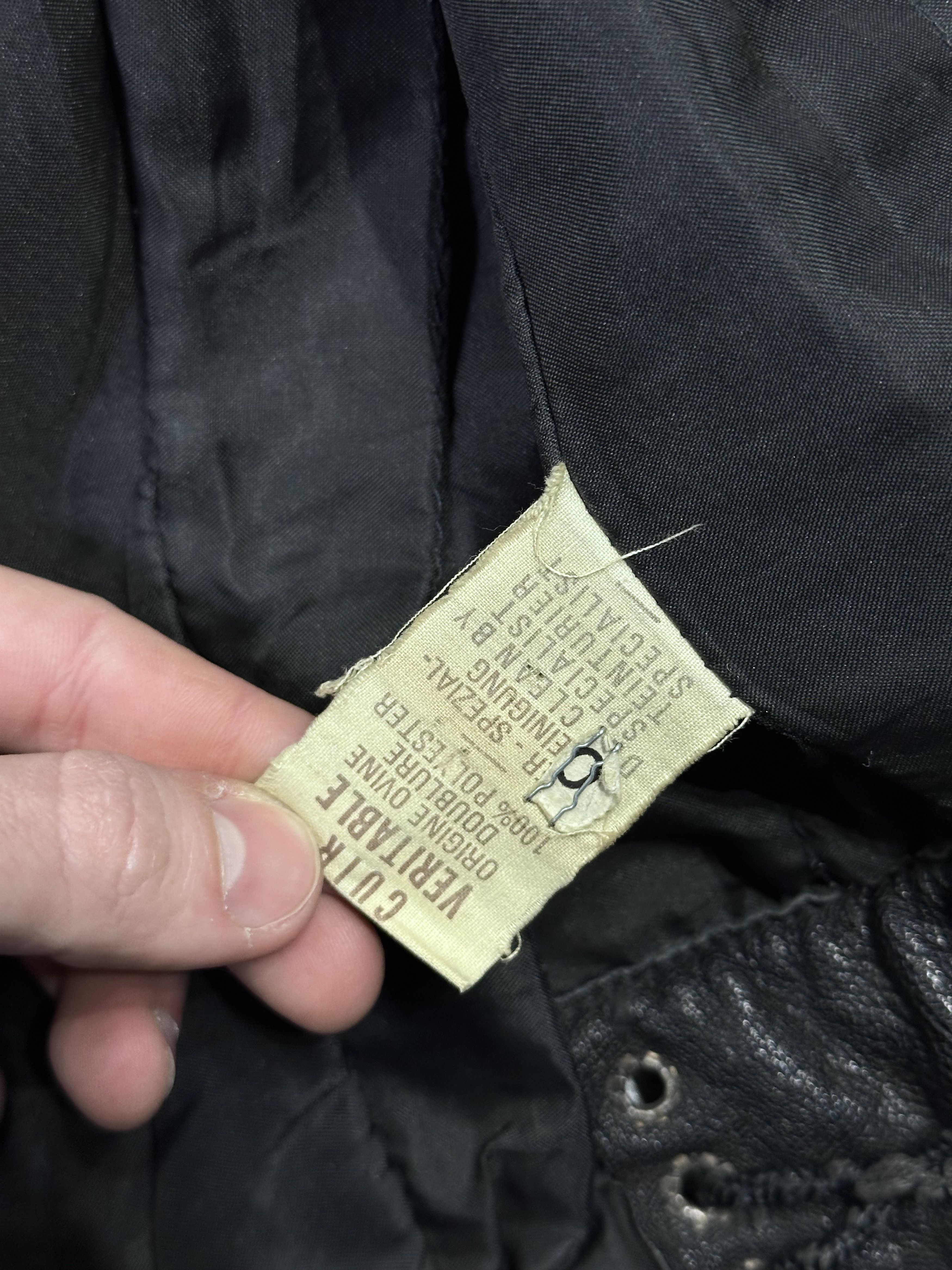 Vintage Vintage 60s/70s swedish leather ramones jacket black Size US L / EU 52-54 / 3 - 11 Thumbnail