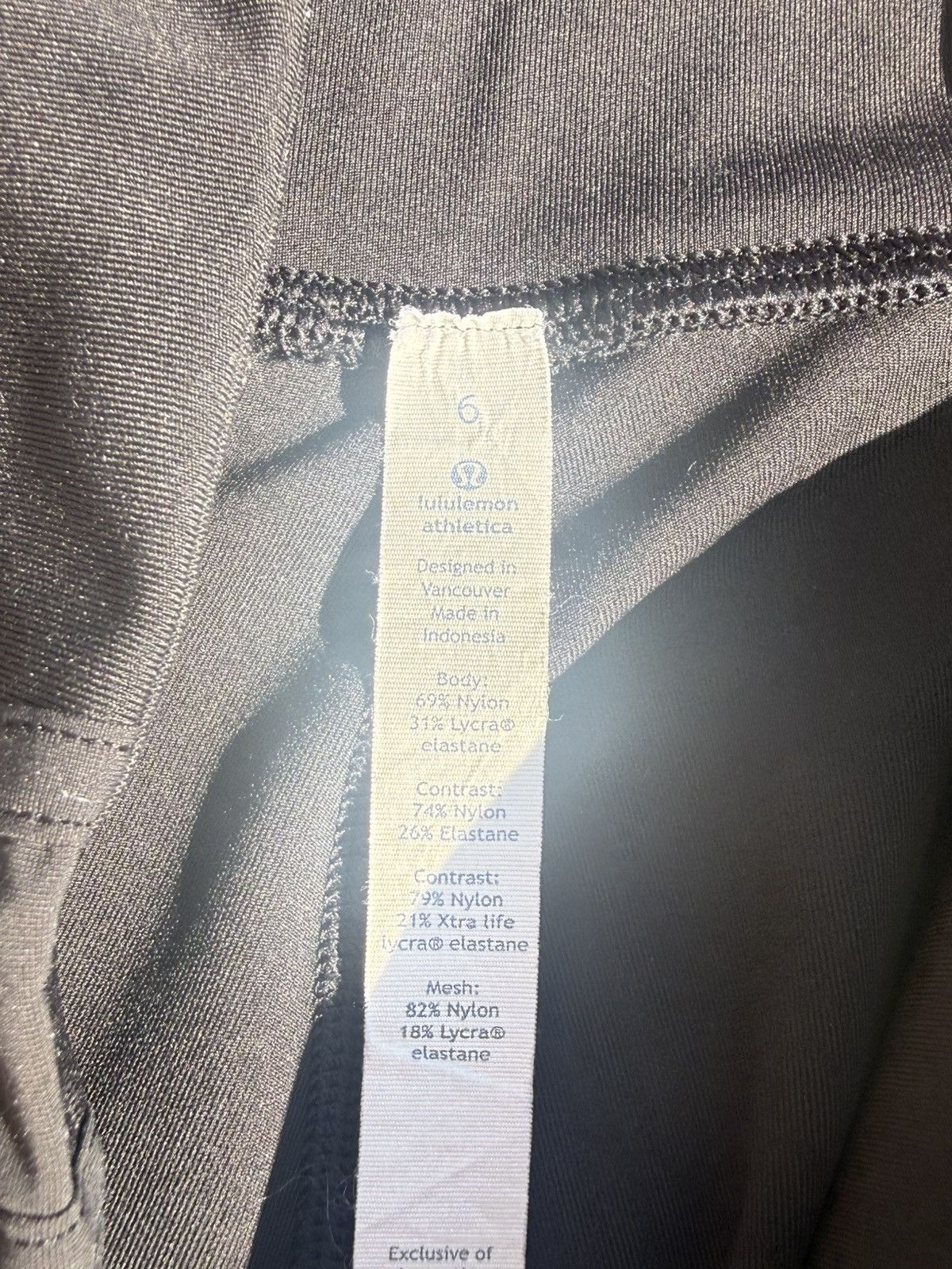 Lululemon Lululemon Align High-Rise Cropped Leggings Black LW6AD8S Size 28" / US 6 / IT 42 - 7 Thumbnail