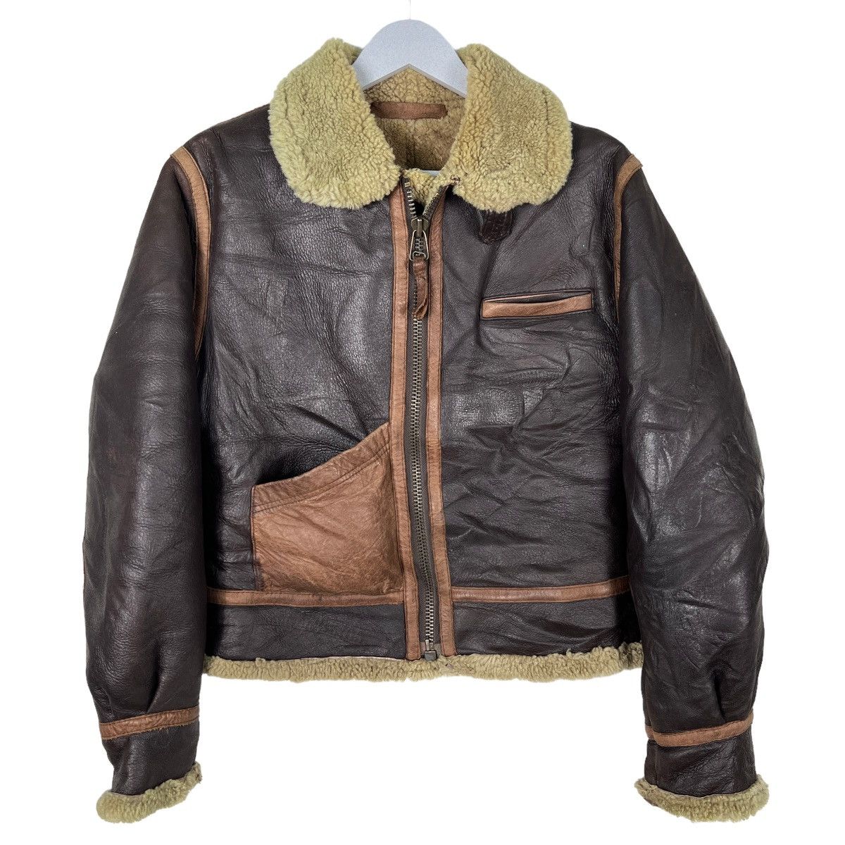 45rpm 🔥 ARCHIVES 45rpm KIRO HIRATA CROP LEATHER SHEARLING JACKET Size US S / EU 44-46 / 1 - 15 Thumbnail