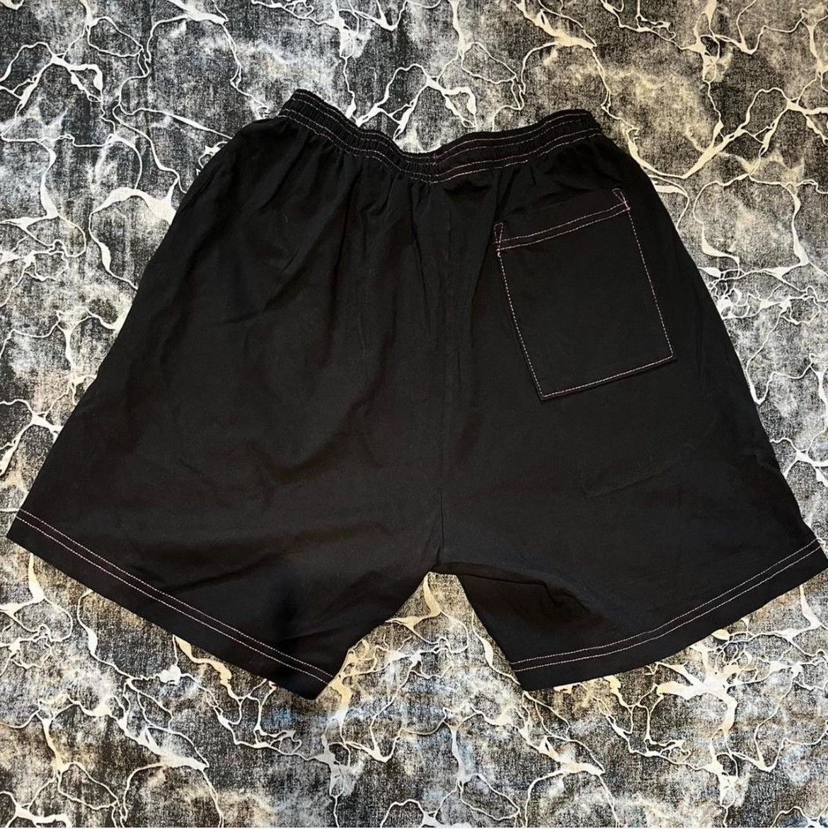 Other Women’s Boxing Shorts Black W/Pink Contrast Stitching Size 28" / US 6 / IT 42 - 2 Thumbnail