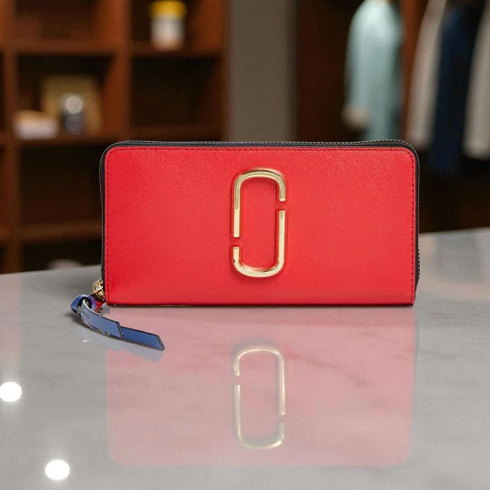 Marc Jacobs MARC JACOBS Snapshot Standard Leather Continental Wallet Size ONE SIZE - 1 Thumbnail