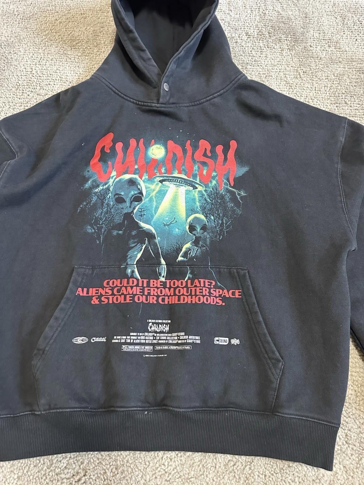 CHILDS Childish Sweatshirt Vintage Alien Y2K 1995 Pullover Hoodie Size US M / EU 48-50 / 2 - 3 Thumbnail