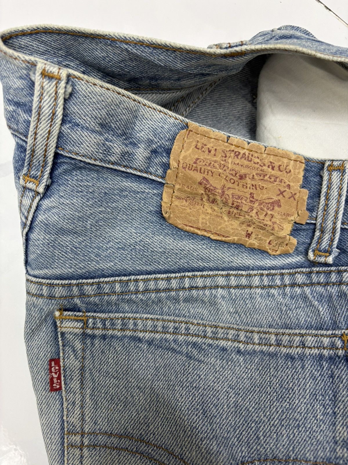 Levi's Vintage Levis 501 Made in USA button 555 Denim Jeans Size US 28 / EU 44 - 11 Thumbnail